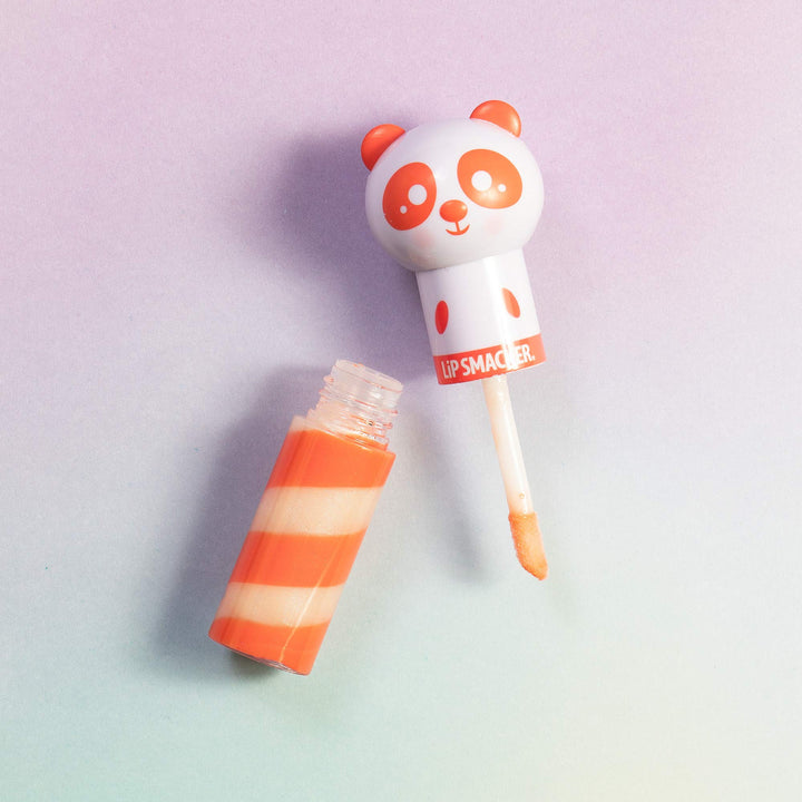 Lip Smacker Lippy pal swirl lip gloss, Panda - Paws-Itively Peachy, 0.14 Ounce