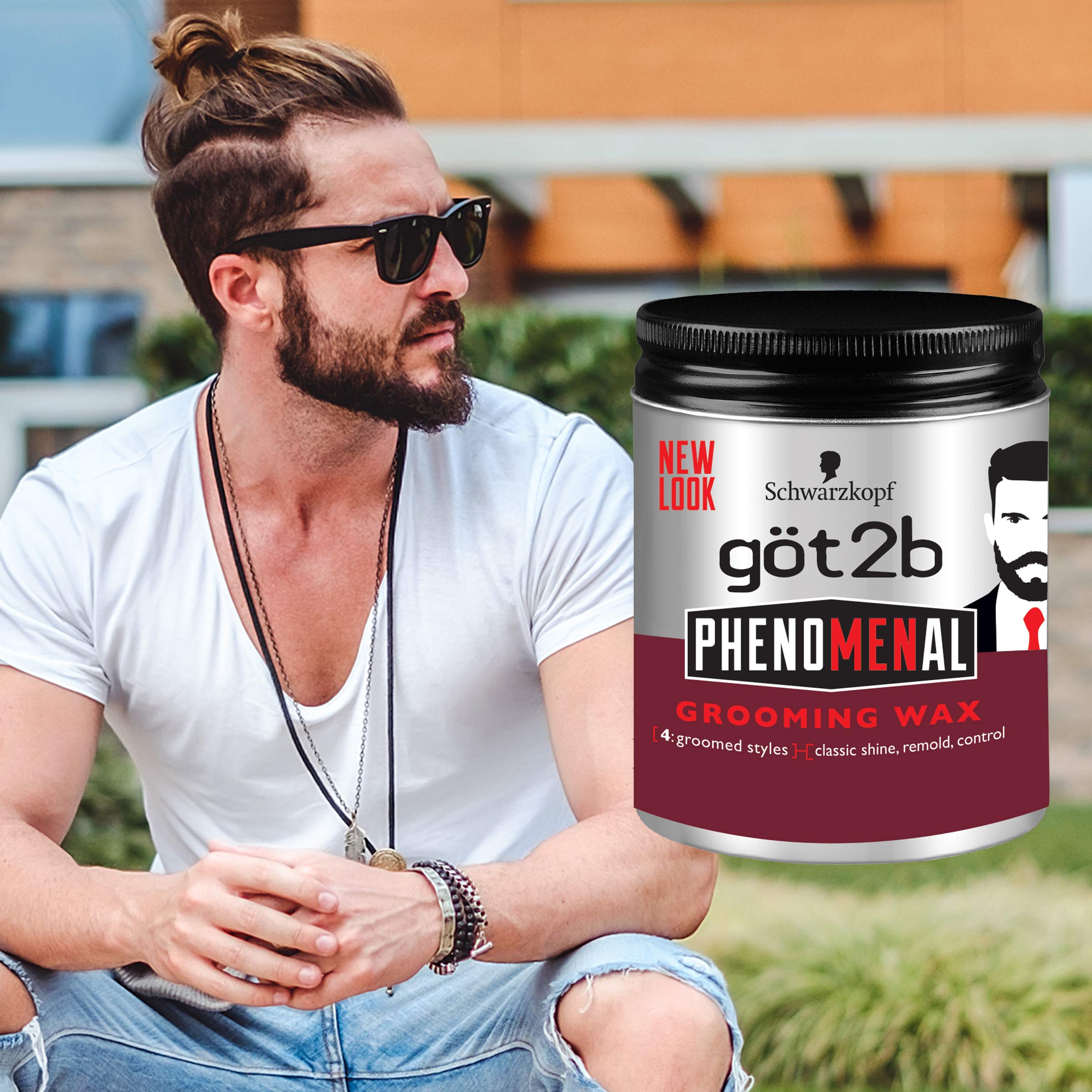 Phenomenal Grooming Hair Wax , 3.5 Ounce : Got2b Phenomenal Grooming Hair Wax, 3.5 Ounce