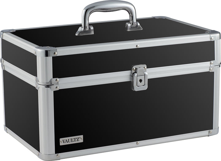 Vaultz Makeup Artist Case, 9.75 x 15.38 x 9.13 Inches, Black (VZ03743)