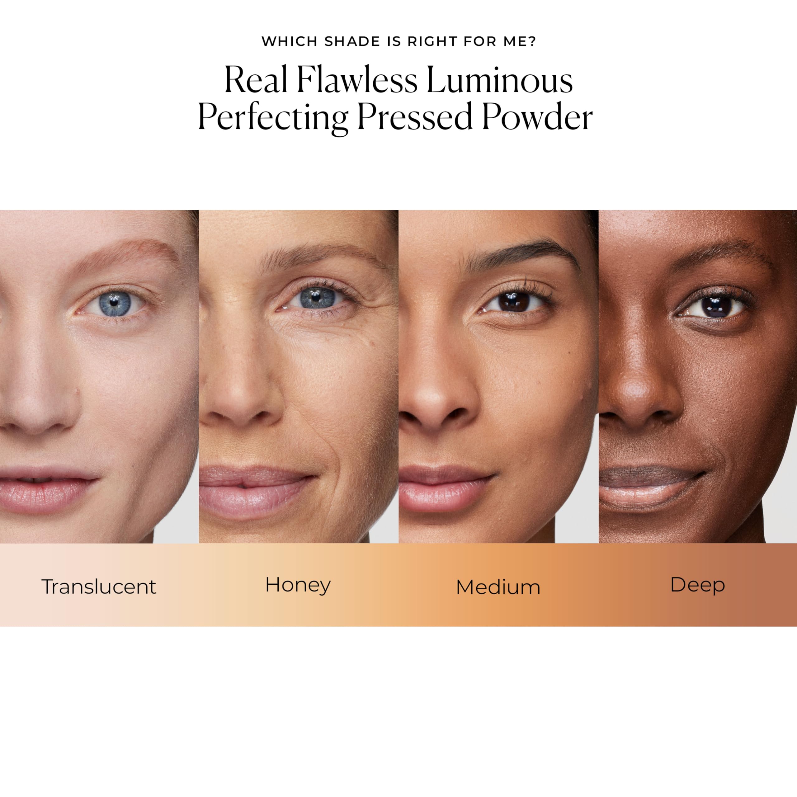 Laura Mercier Real Flawless Luminous Perfecting Talc-Free Pressed Finishing Powder, Creamy Formula, Light Coverage, Natural Luminous Finish, Enlivens Skin, Adds Dimension, Translucent
