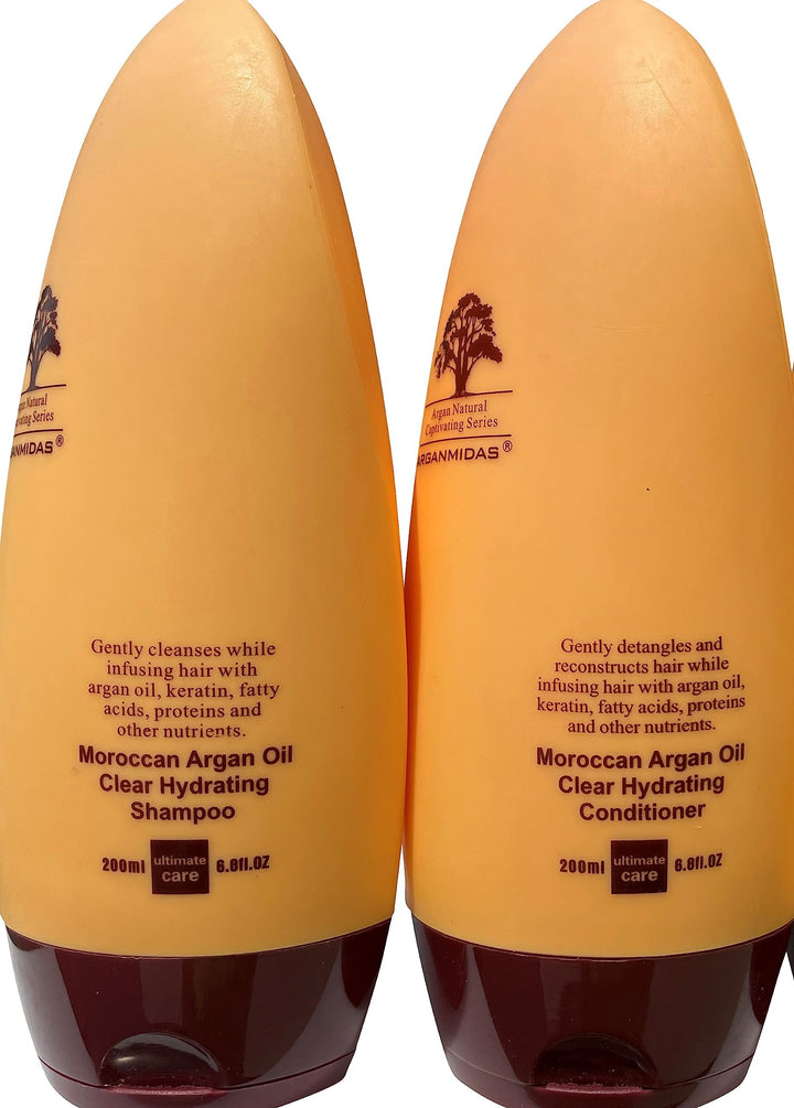 Whisper Whip Moroccan Argan Oil Hydrating Shampoo and Conditioner Set (6.8 fl oz each)