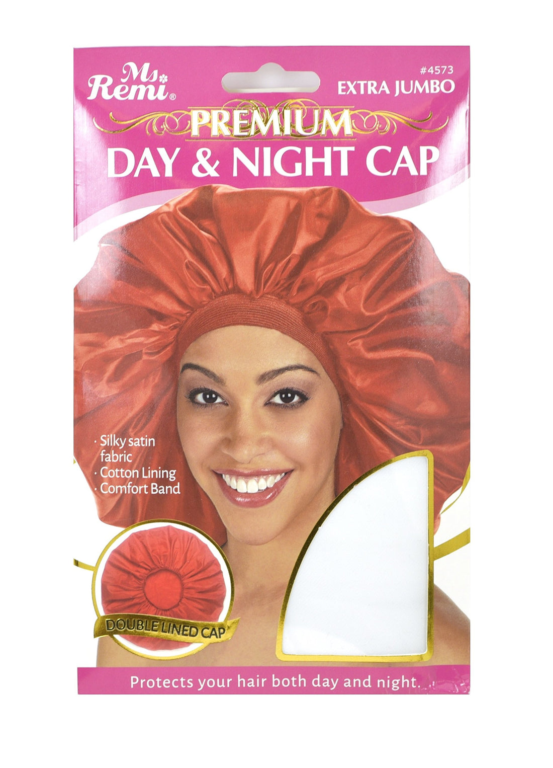 Annie Premium Jumbo Day & Night Cap White