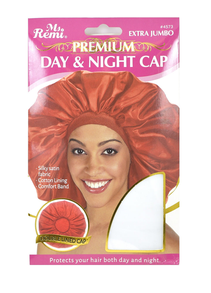 Annie Premium Jumbo Day & Night Cap White