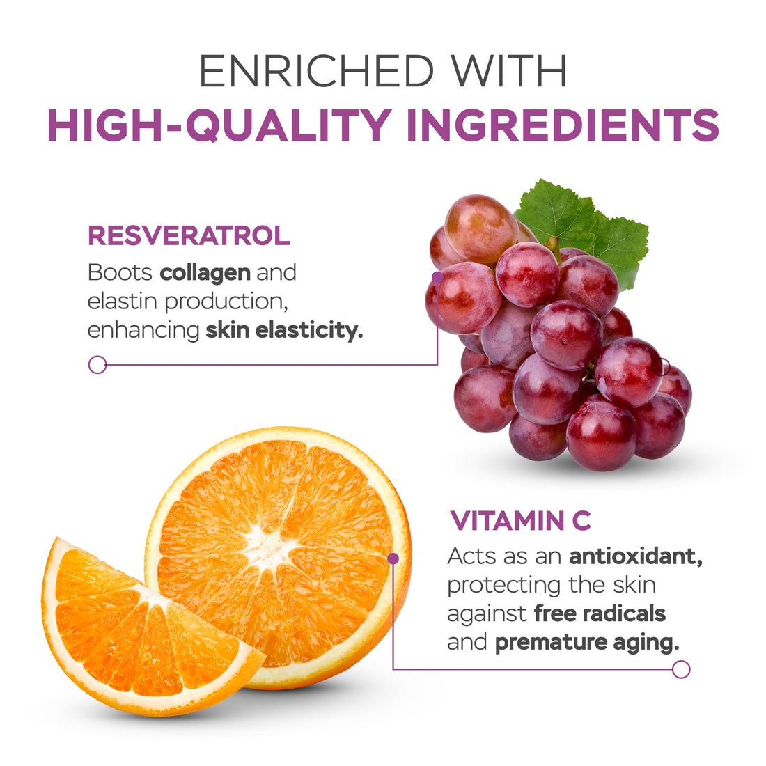 VITASEI Hydrolyzed Collagen Peptides Powder with Vitamin C & Resveratrol - Hair, Skin and Nails Vitamins for Women & Men - Bone and Joint Supplement - Coconut Flavored - 16 oz