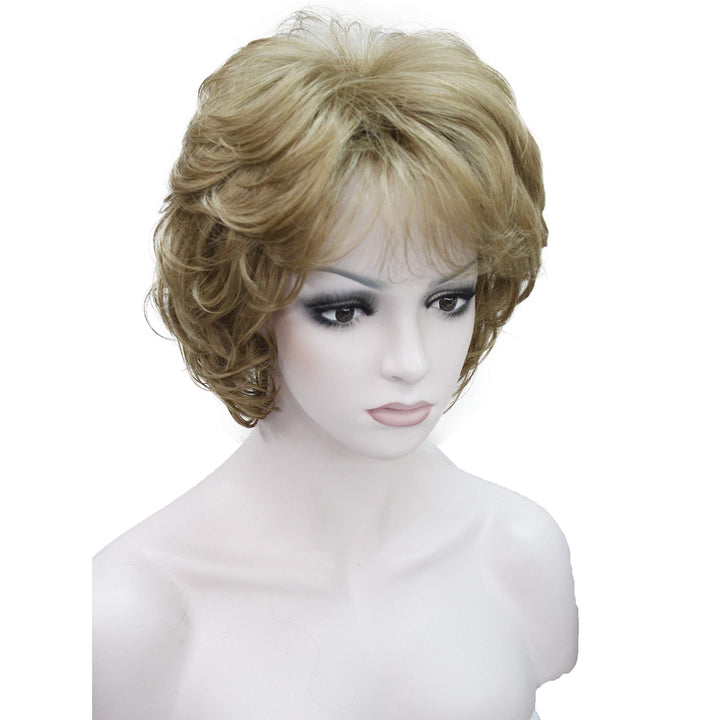 Wigingway #19: Wiginway Ladies Wigs Short Wavy Bob Wigs For Women Synthetic Capless Full Wig 9 Colors