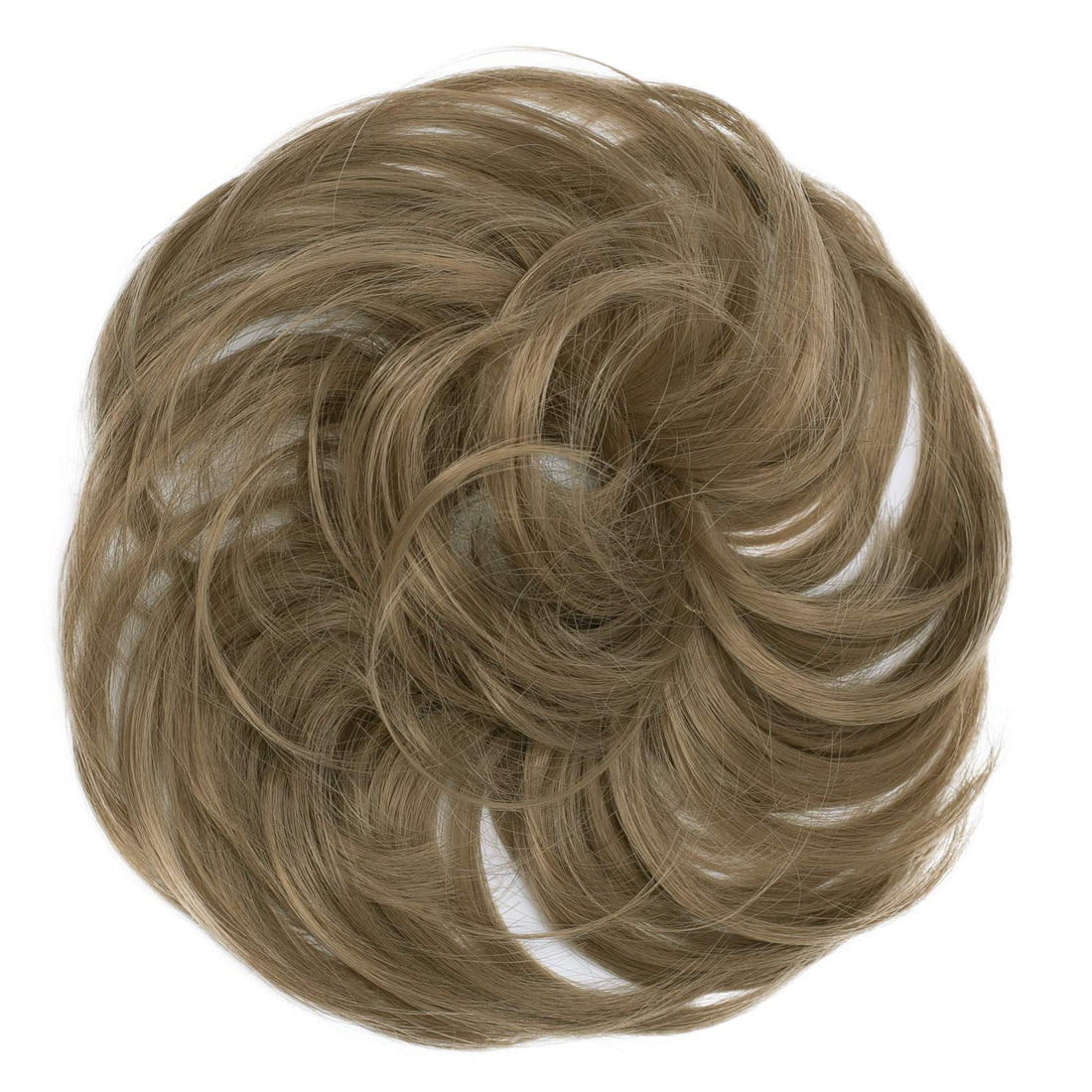 dark blonde 22A : PRETTYSHOP Scrunchie Bun Up Do Hair piece Hair Ribbon Ponytail Extensions Wavy Curly or Messy Various Colors(dark blonde 22A)