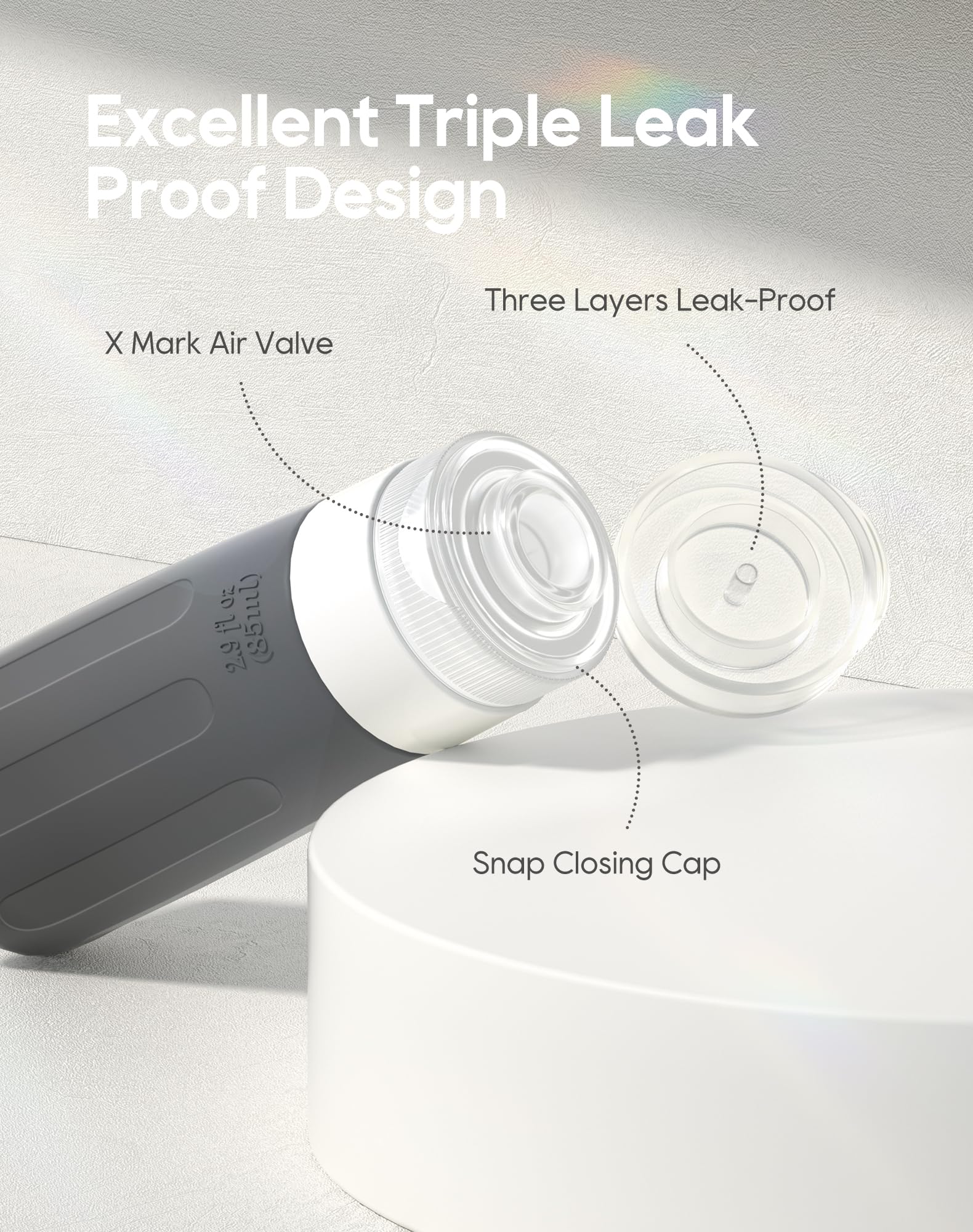 Morfone 16 Pack Silicone Travel Bottles Set for Toiletries TSA Approved Travel Containers Leakproof Squeezable Refillable Accessories 2oz 3oz for Shampoo Conditioner Lotion Liquids (BPA Free)