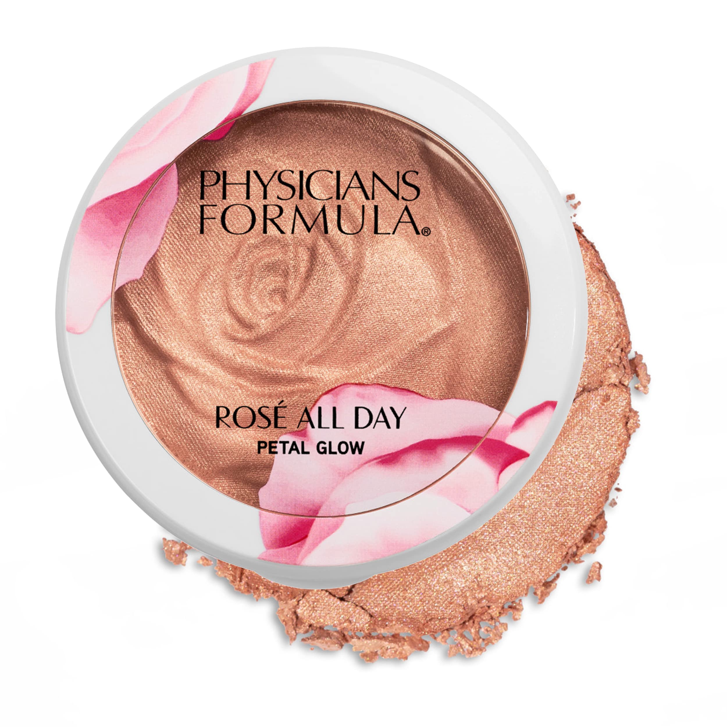 Physicians Formula Rose All Day Petal Glow, Petal Pink, 0.32 Ounce