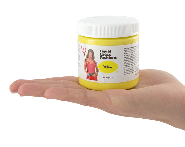 Ammonia Free Liquid Latex Body Paint - 4oz Yellow