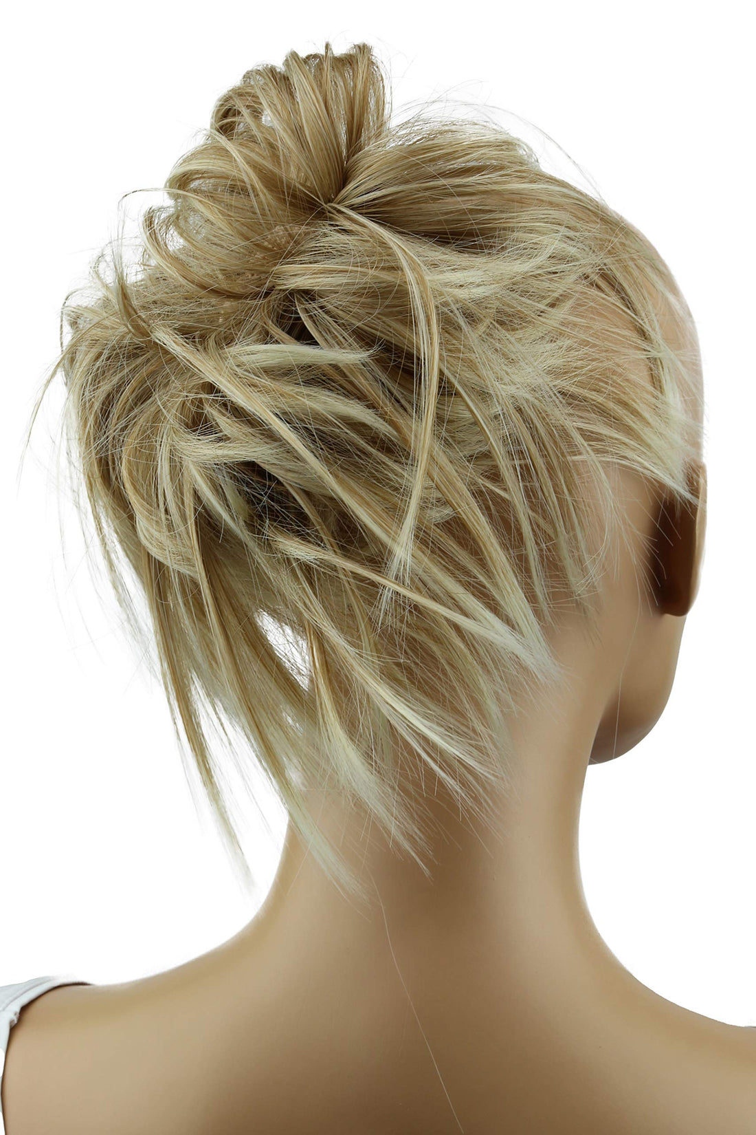 Blonde Mix # 27Bt88 G13F: Prettyshop Hairpiece Hair Rubber Scrunchie Scrunchy Updos Voluminous Wavy Messy Bun Blonde Mix # 27Bt88 G13F