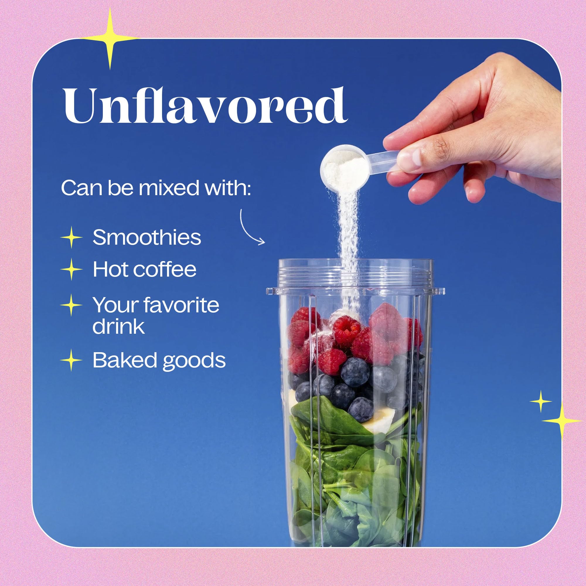 Belli Welli Unflavored Daily Fiber Supplement Powder with Collagen, Probiotics & Electrolytes | Supports Digestive Health, Gut Balance & Debloating, Sugar Free | 30 Servings