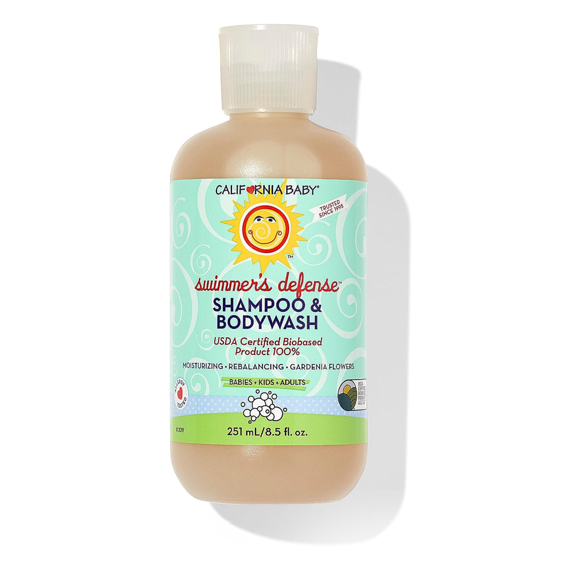 California Baby Shampoo & Body Wash - Swimmer's Defense 8.5 Ounce