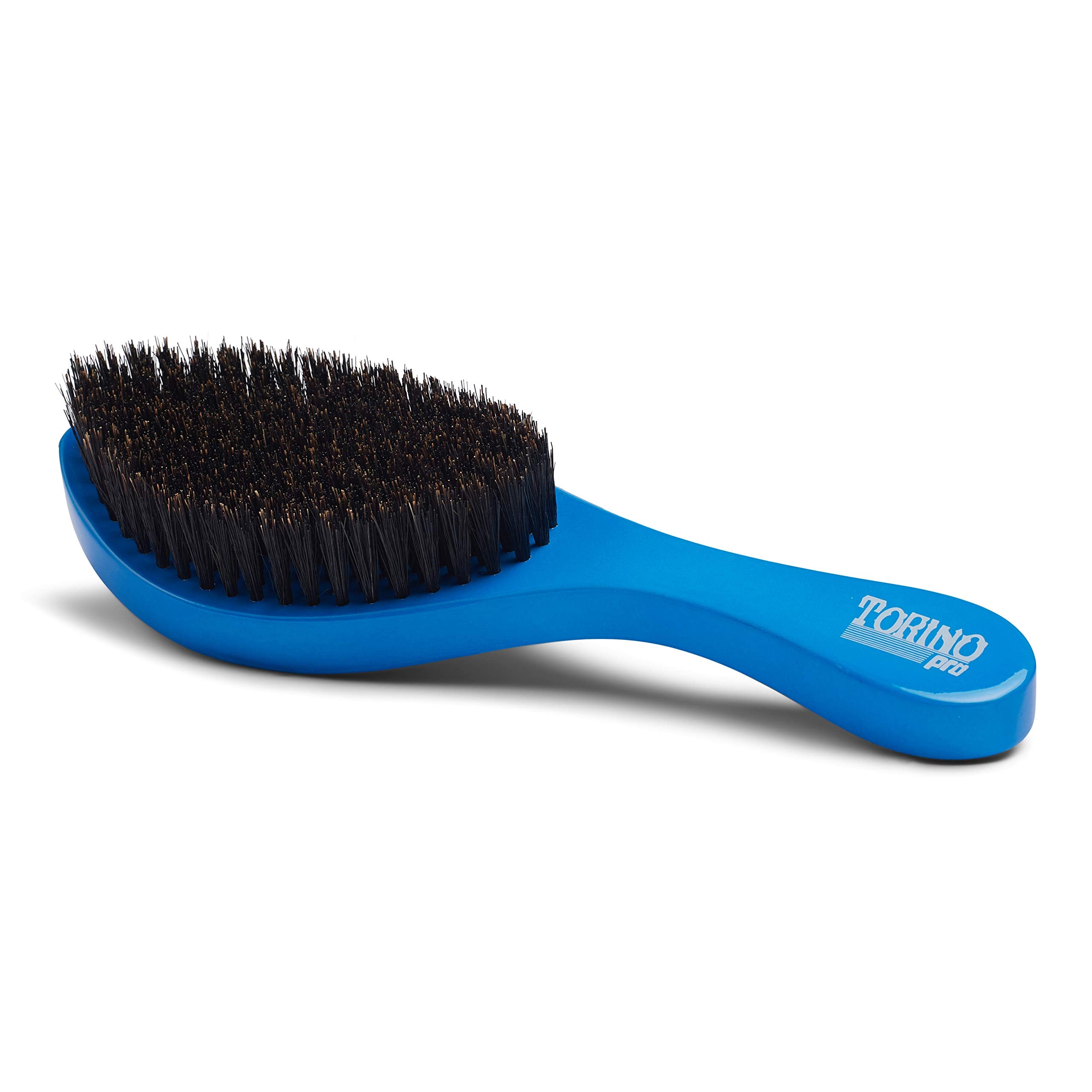 Curved 360 Waves Brush by Brush King - Torino Pro 350 - Medium Curve Wave Brush - Made with 100% Boar Bristles///True Texture Medium - All Purpose Wave Brush