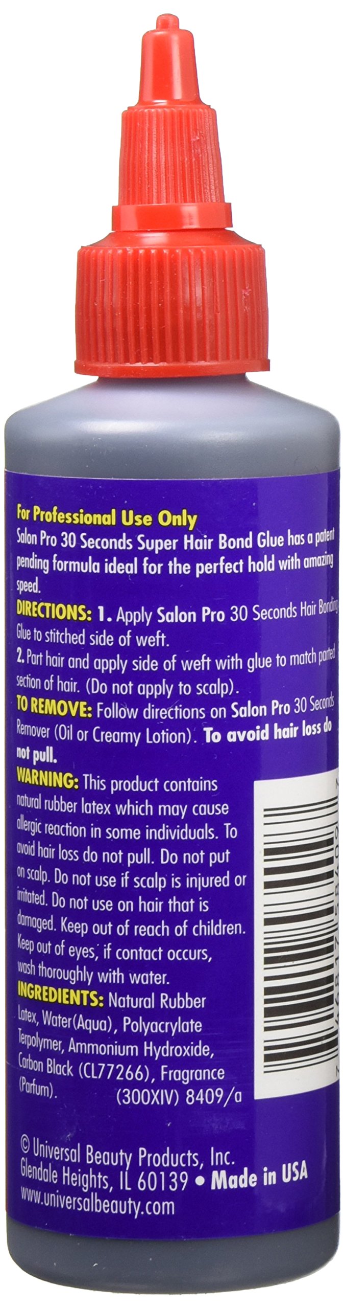 Salon Pro 30 Second Bonding Glue 4 Oz #02409