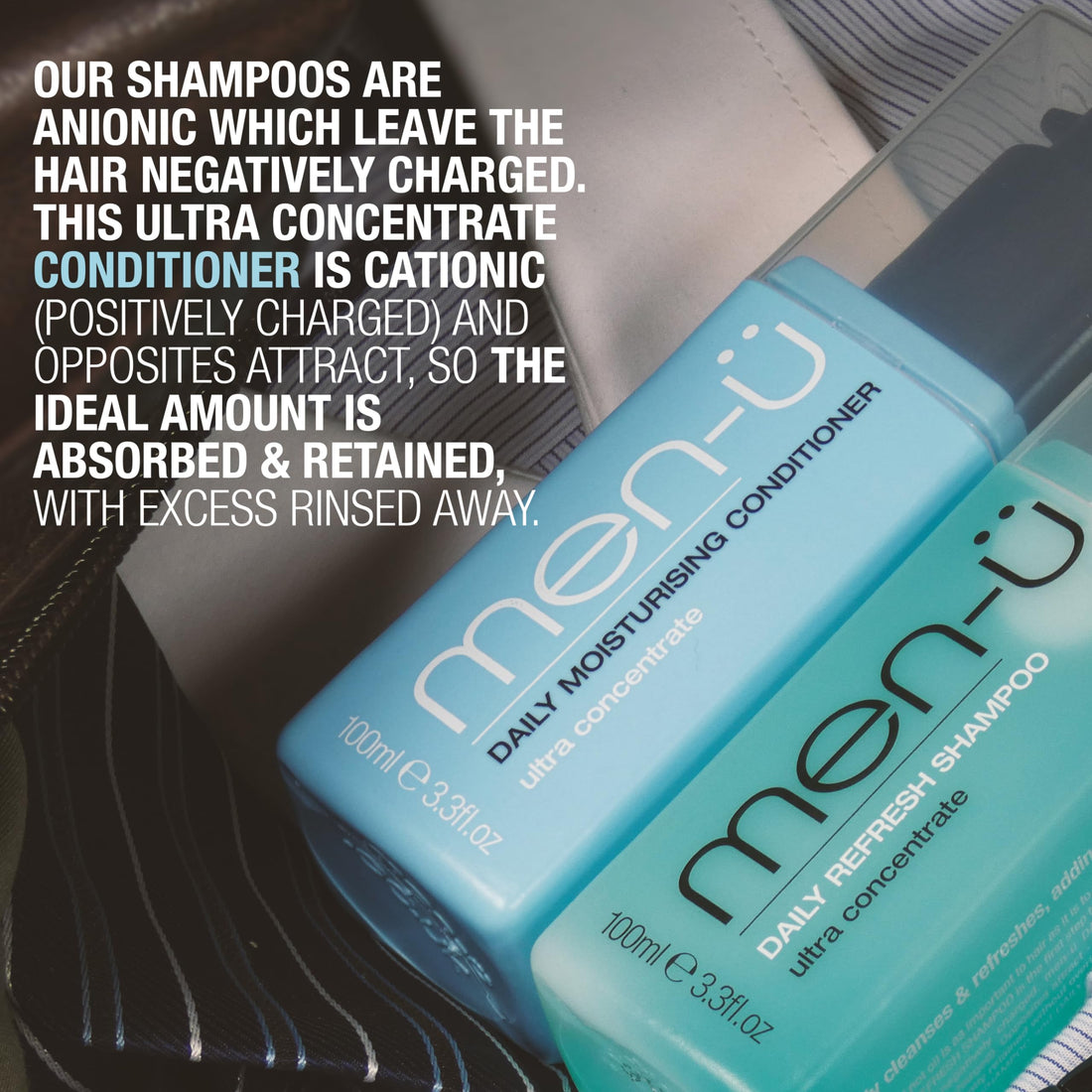 men-u Daily Moisturising Conditioner 100ml/3.3oz