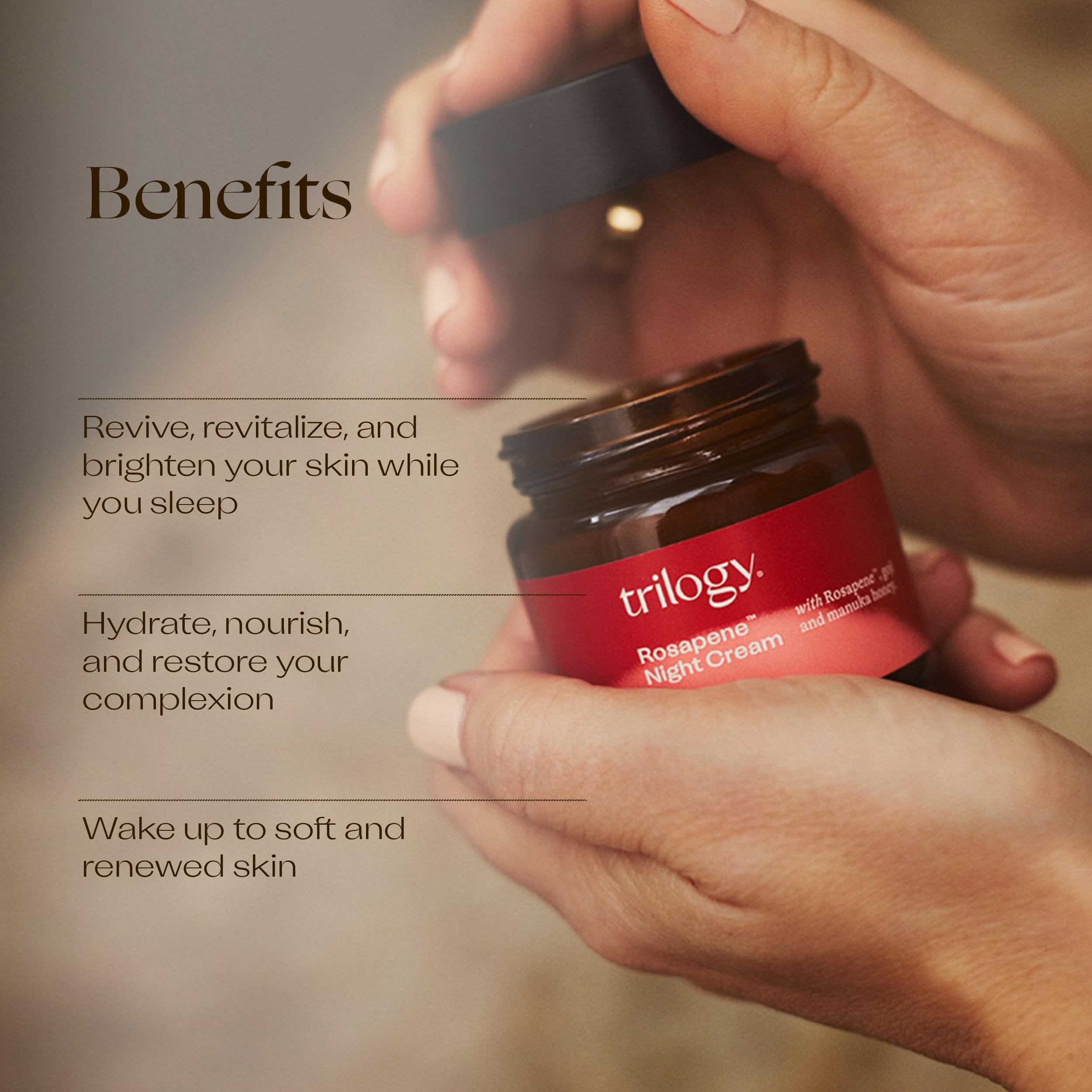 Trilogy Rosapene Night Cream 60ml/2oz