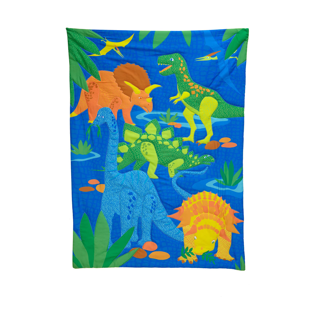 Everything Kids 4 Piece Toddler Bedding Set, Dinosaurs