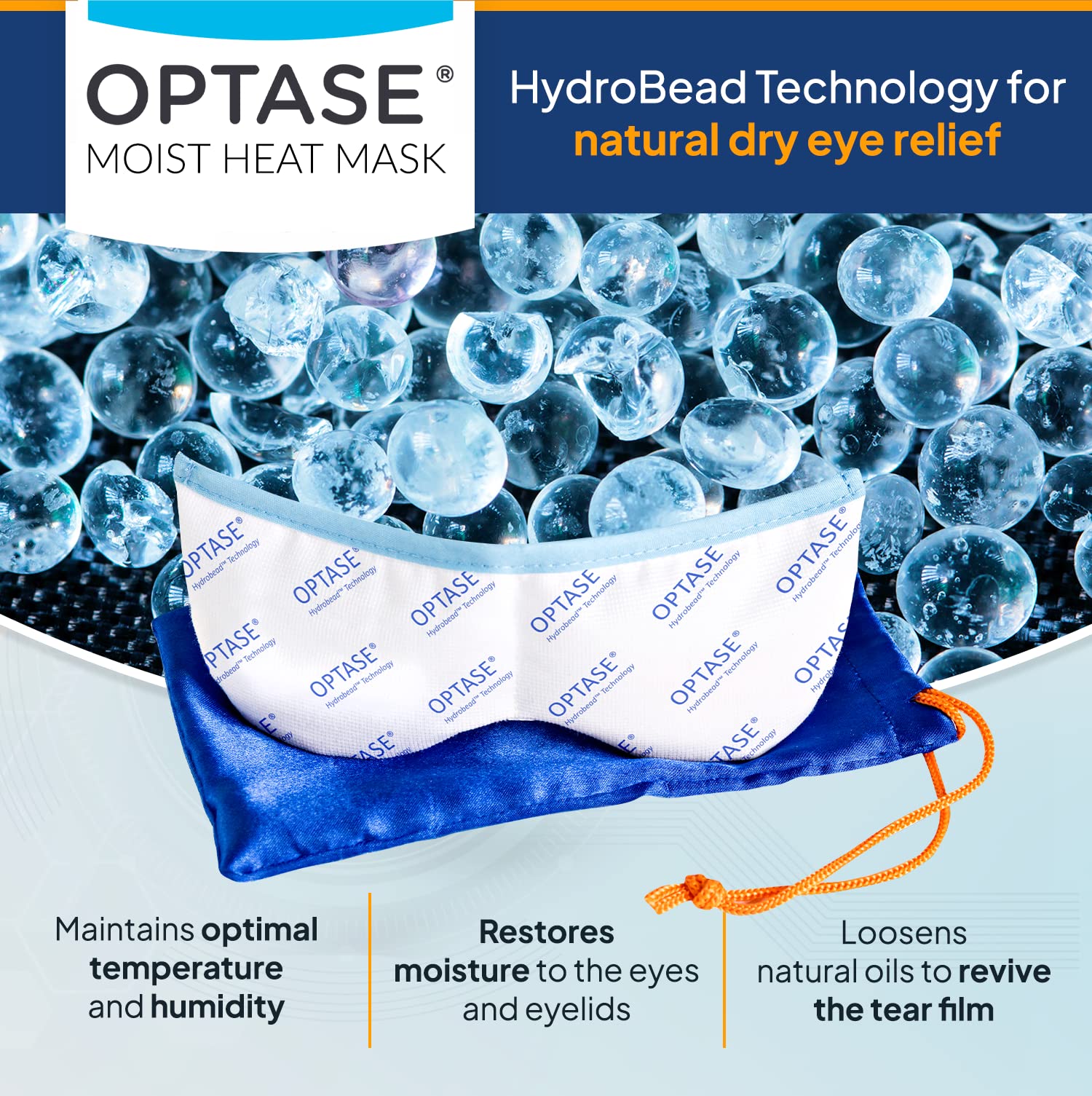 Scope OPTASE Moist Heat Mask with Hydrobead Technology