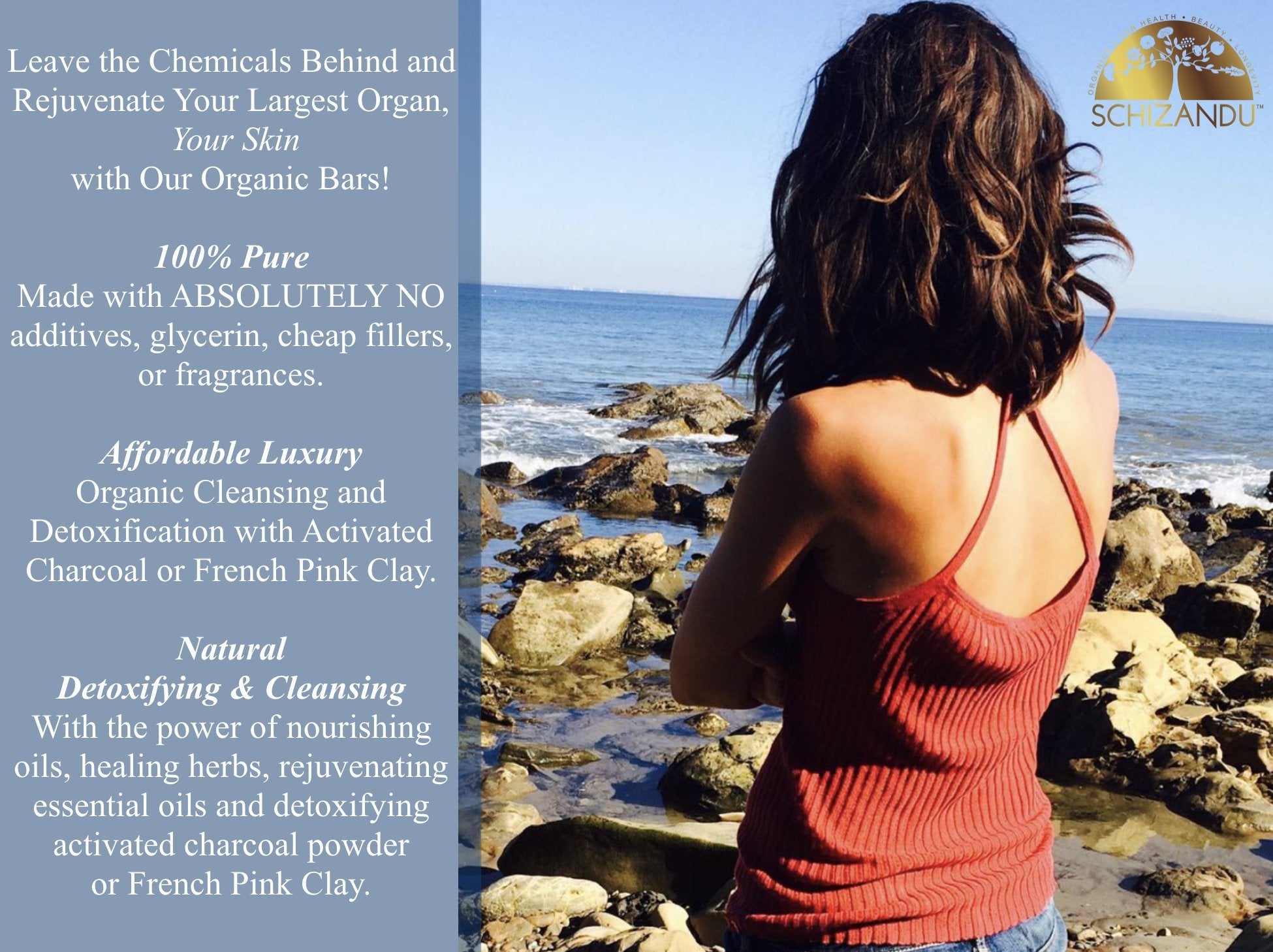 Clay Cleansing Bar Soap, Organic Herbal Skin Detox with French Pink Clay, Natural Luxury For Facial and Body Detoxification, Moisturizing, Nourishing Beauty Bar, Vegan, Non GMO, 4 oz