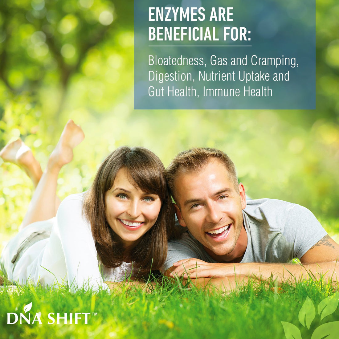 DNA SHIFT Digestive Enzymes for Men and Women - Enzymes Best for Gut Health & Digestive Health - Ultra Digestive Enzymes May Ease Constipation, Bloating & Gas - Mealtime Discomfort- All Diets - 60 CT