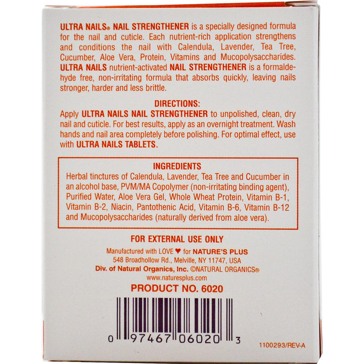 Natures Plus Ultra Nails Nail Strengthener 0.25 Fl Oz