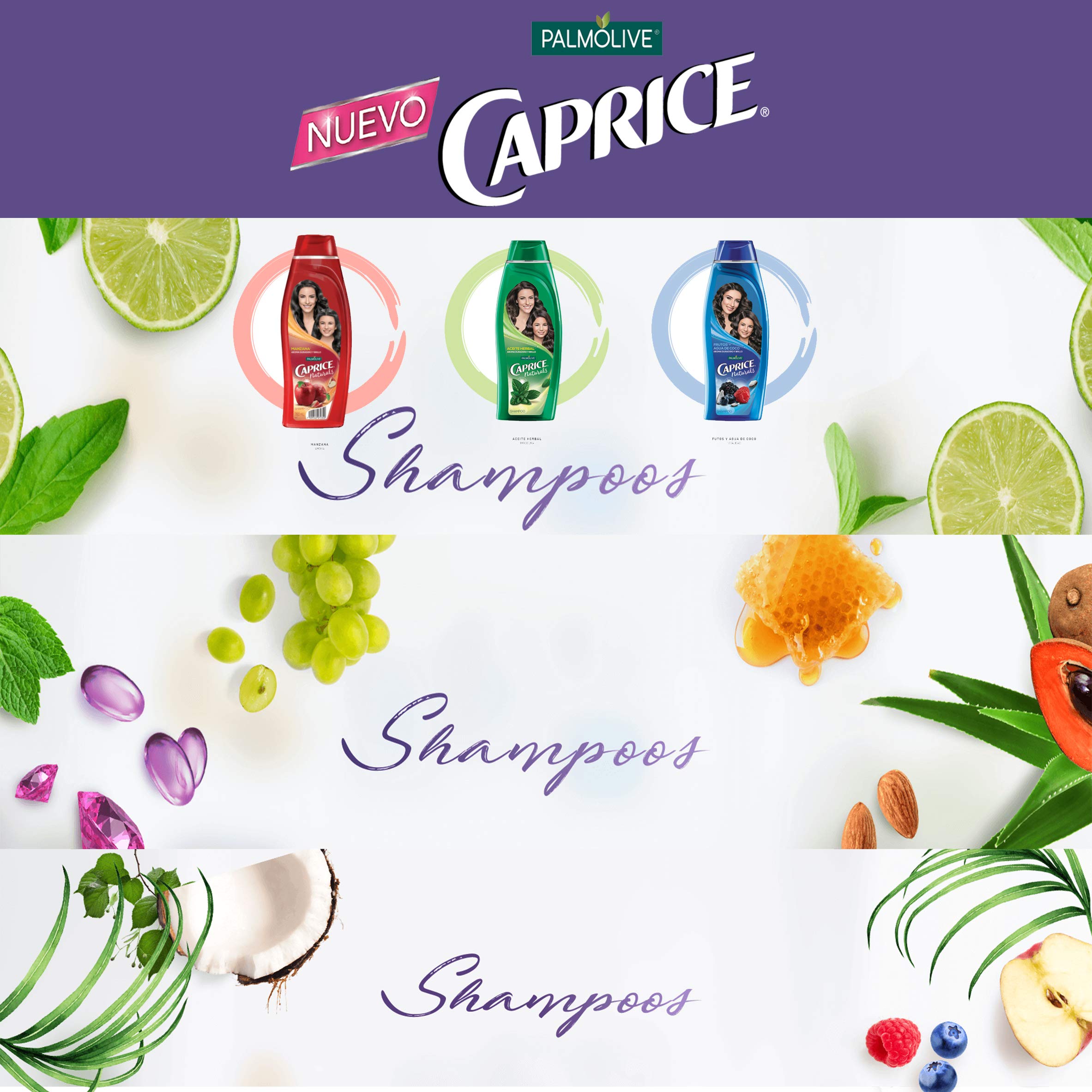 Palmolive Caprice Shampoo Rizos Definidos Colageno & Aloe Vera 750ml