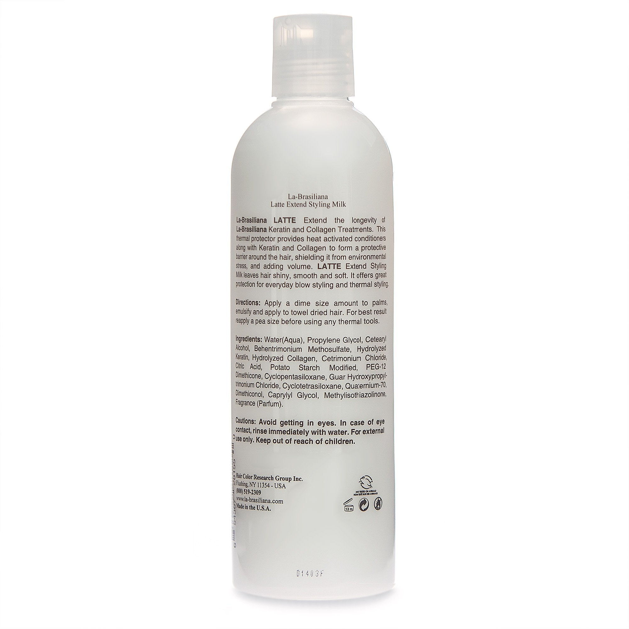 La-Brasiliana - Latte Styling Milk - 250ml/8.45oz