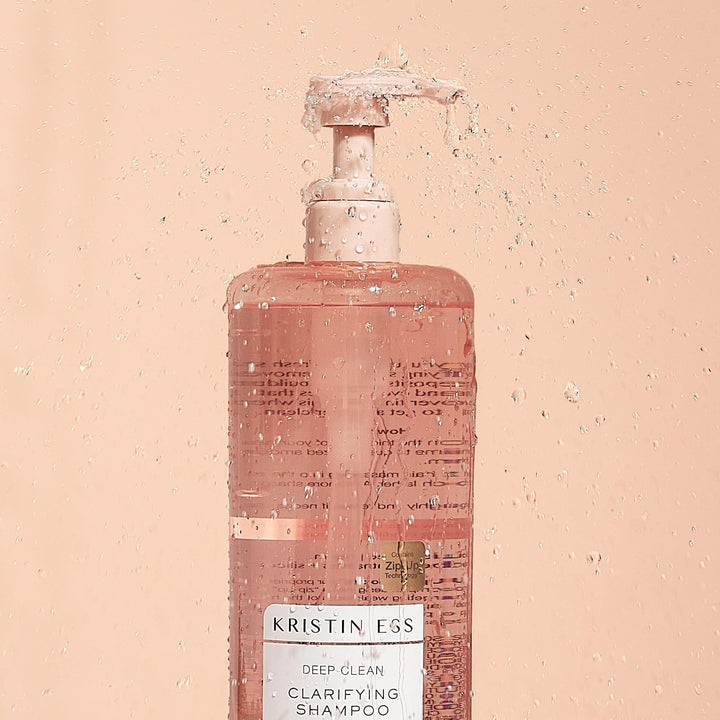 Kristin Ess Hair Deep Clean Clarifying Shampoo + Signature Conditioner Set for Build Up, Dirt and Oil on Hair and Scalp, Condition + Detox Oily Hair, Vegan, 33.8 fl oz