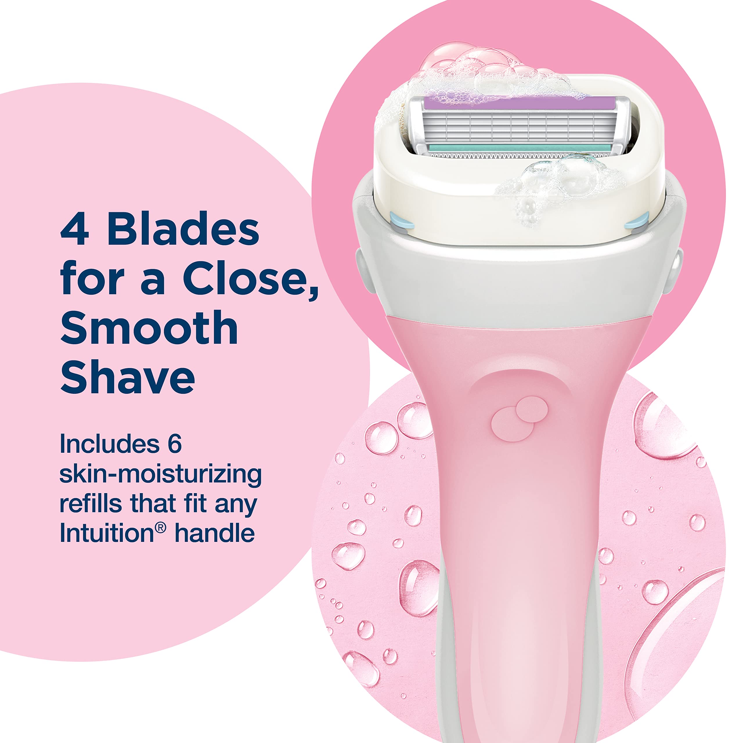 Schick Intuition Plus Advanced Moisture, 6-Count Refill