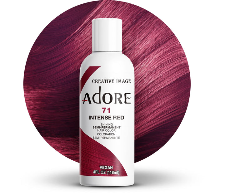 Adore Shining Semi Permanent Hair Colour, 71 Intense Red by Adore by Adore