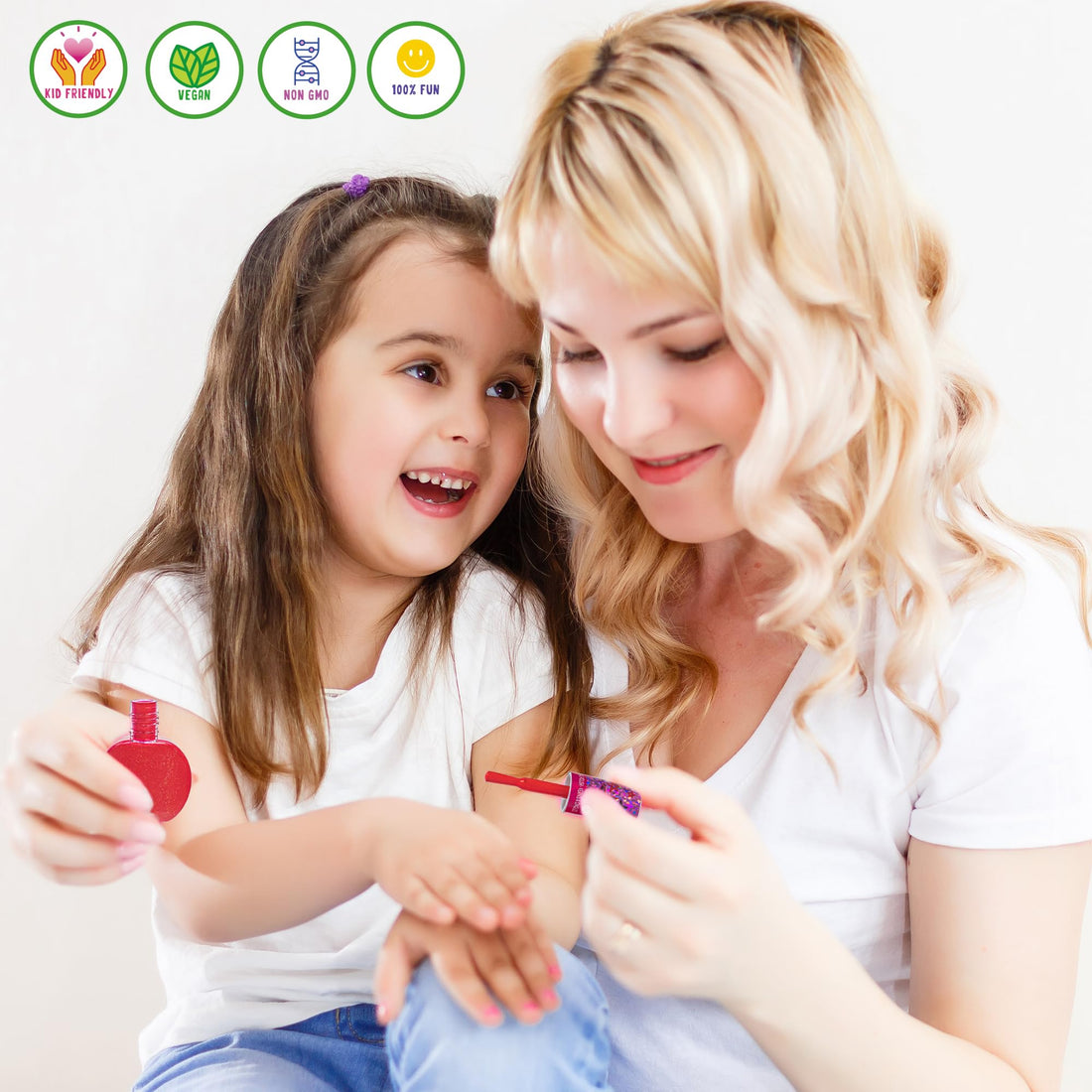 TownleyGirl Disney Minnie Mouse Nail Polish, Lip Balm, Lip Gloss & Hair Accessories (Minnie Mouse 18 Pack Nail Polish Set)