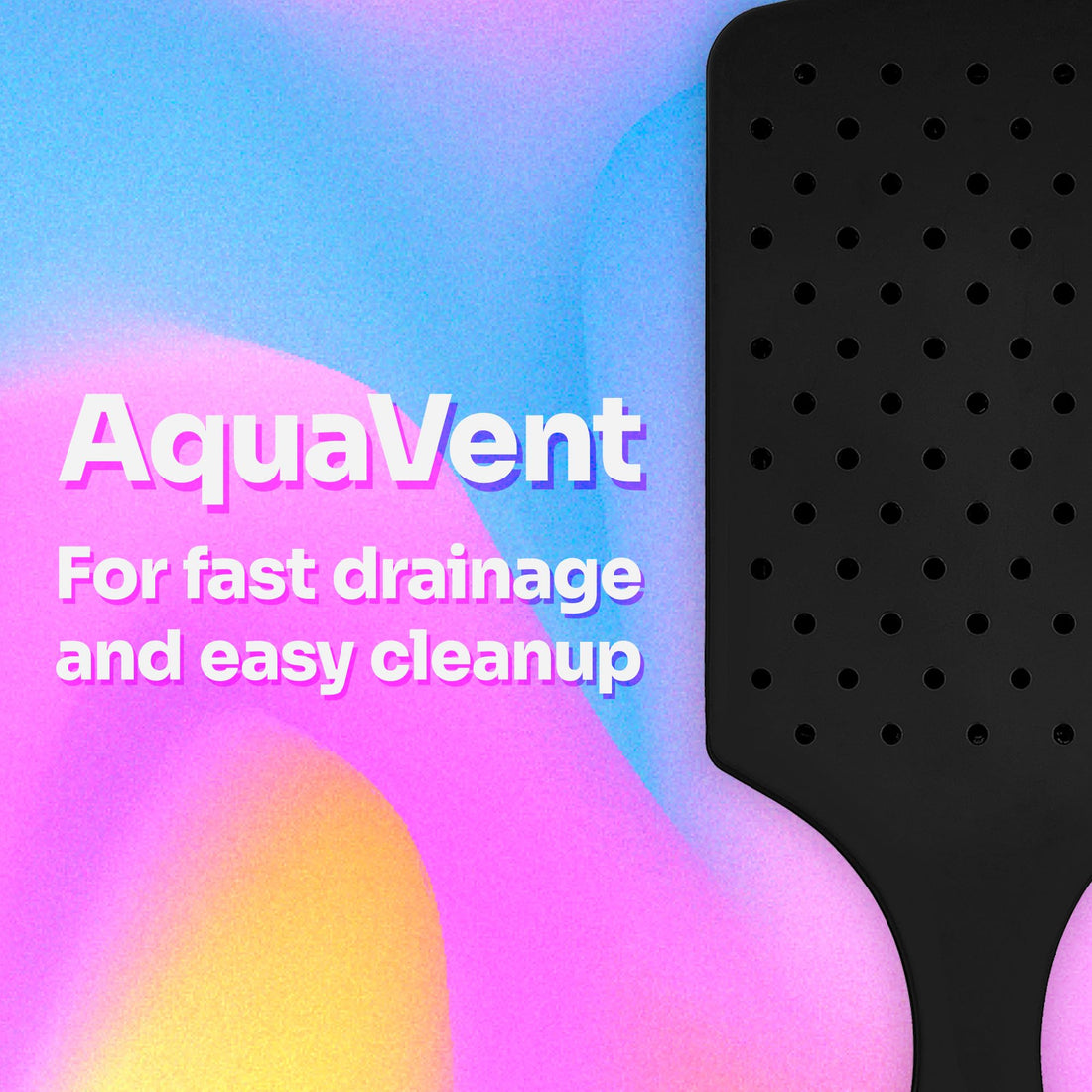 Black : Wet Brush Paddle Hair Brush, Black