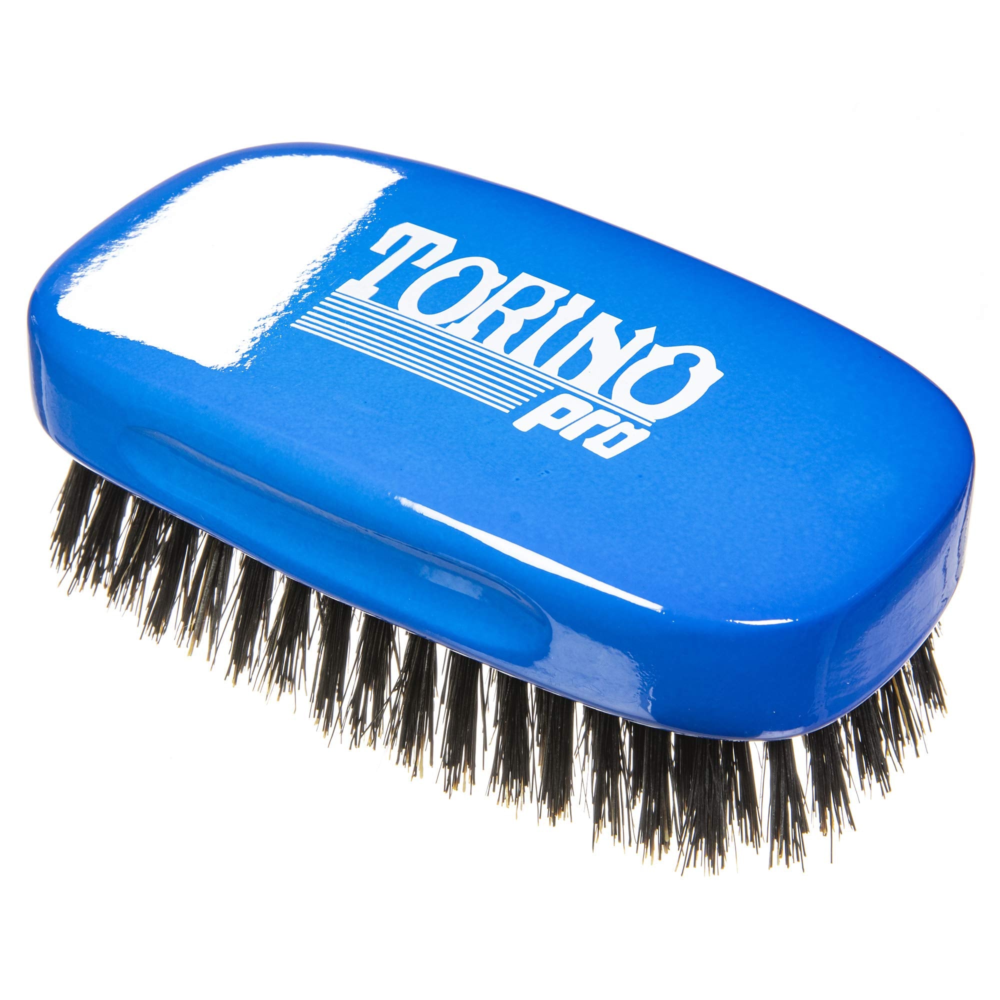 Torino Pro Medium 7 Row Palm Wave Brush By Brush King - #1890 - Firm Medium Palm waves brush with great pull - Great for Connections and Wolfing - For 360 Waves
