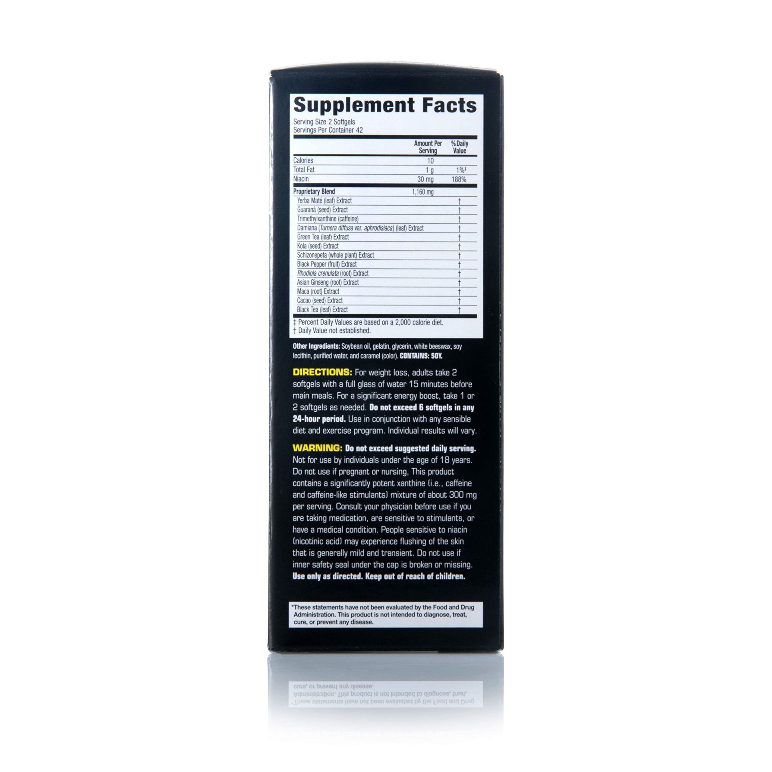 Zantrex Black - Weight Loss Supplement Pills - Weightloss Pills - Dietary Supplements - Lose Weight Supplement - Energy and Weight Loss Pills - 84 Count