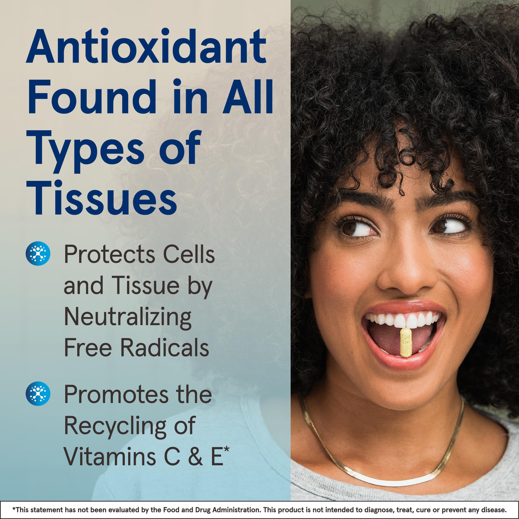 Jarrow Formulas Glutathione Reduced 500 mg - 60 Veggie Capsules - Intracellular Antioxidant - Quality Glutathione Supplements - Supports Recycling of Vitamins C & E - Non-GMO - Gluten Free - Vegan