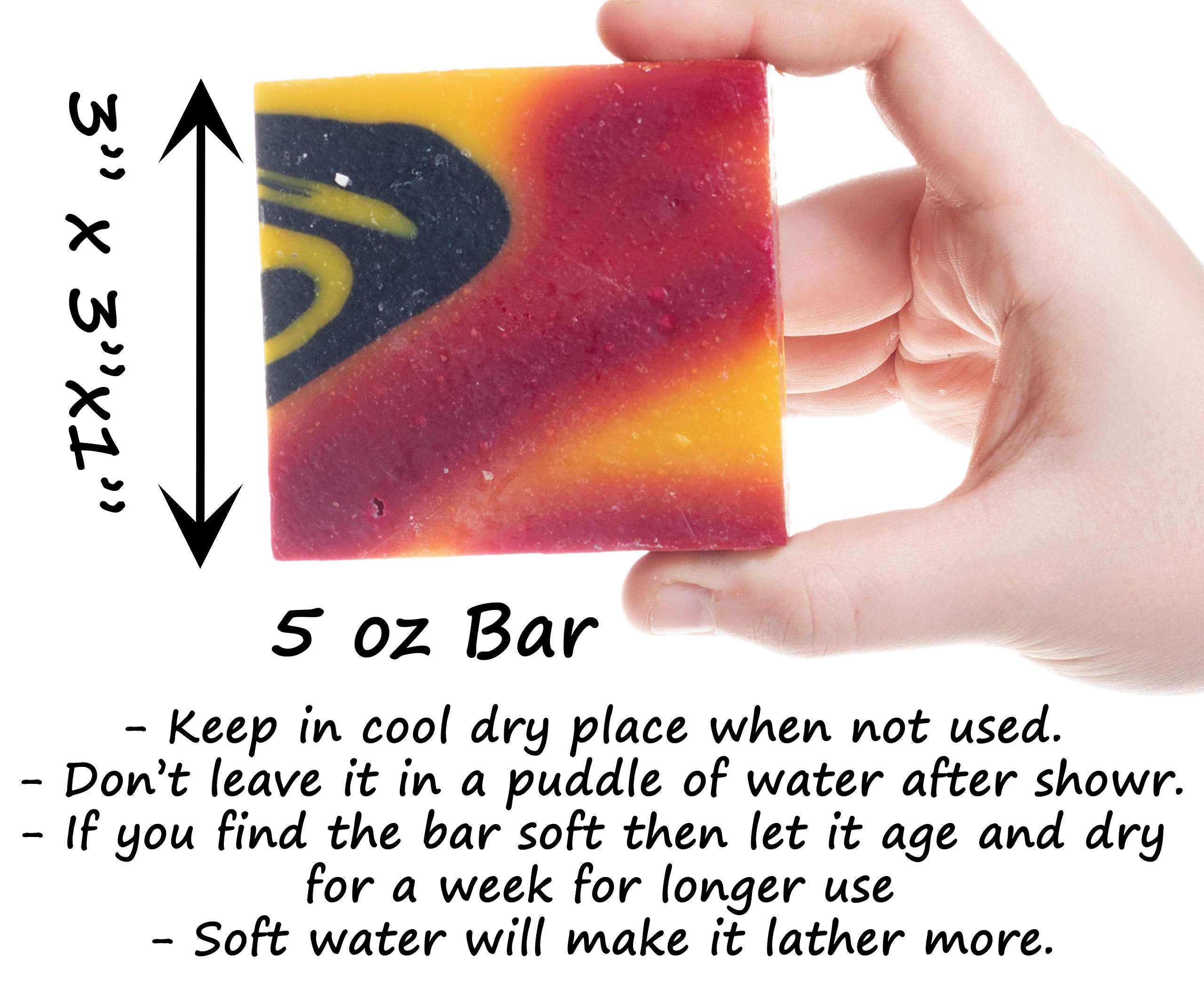 360Feel Assorted Handmade Soap Bars Womens Mens Romantic Anniversary Wedding Gift Set, Large, 20 Oz