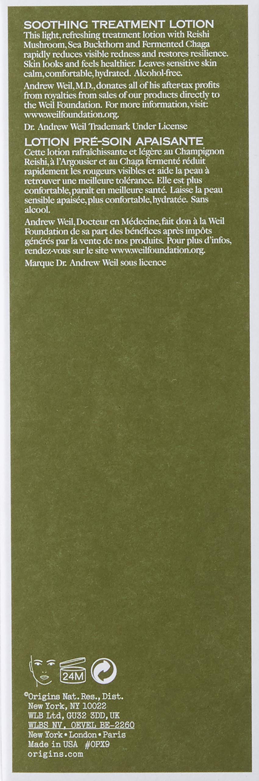 Origins Dr. Andrew Weil for Origins Mega-Mushroom Skin Relief Soothing Treatment Lotion 200ml by Origins