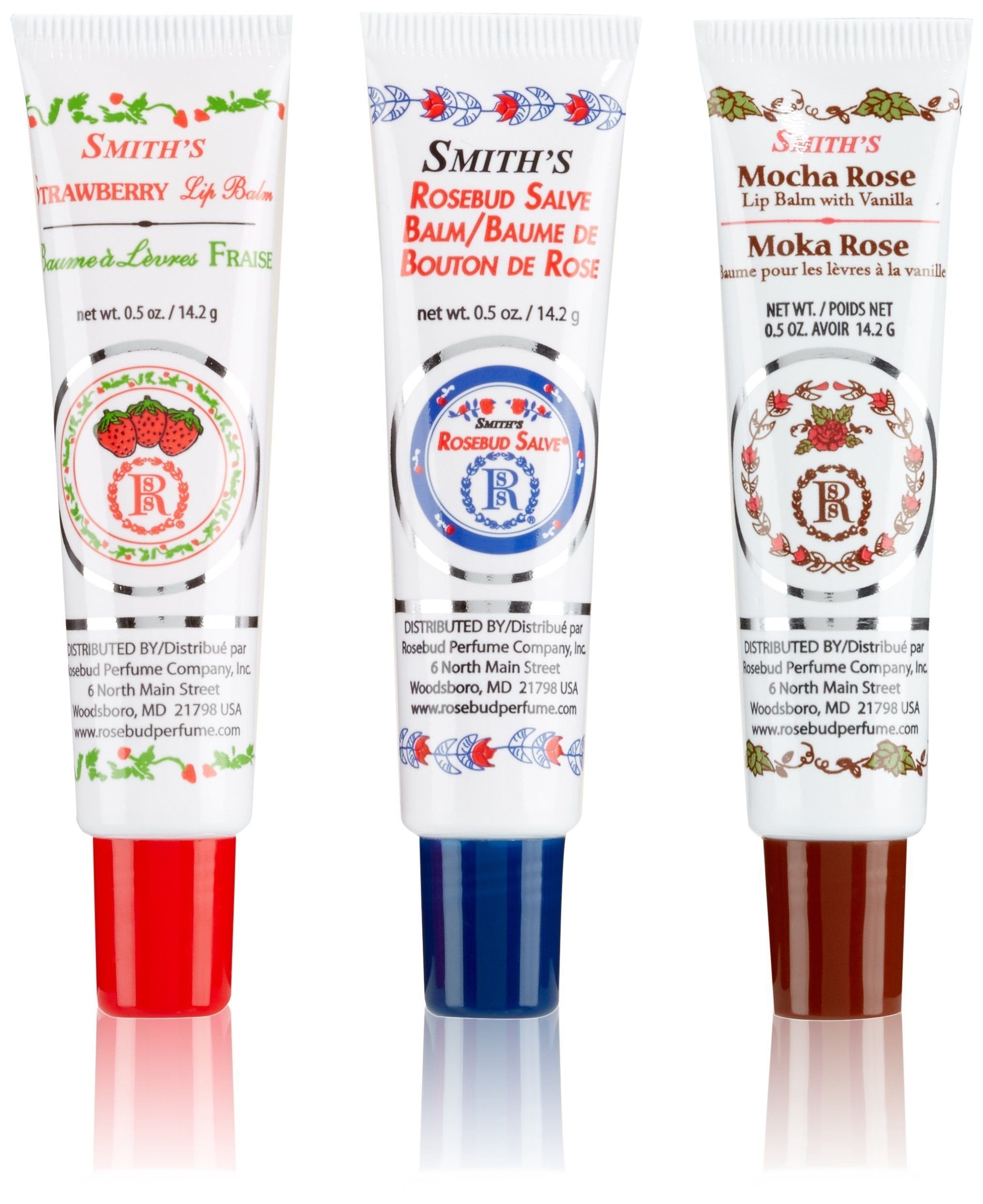 Rosebud Medley of Lip Balm Tubes, 2.4 Ounce