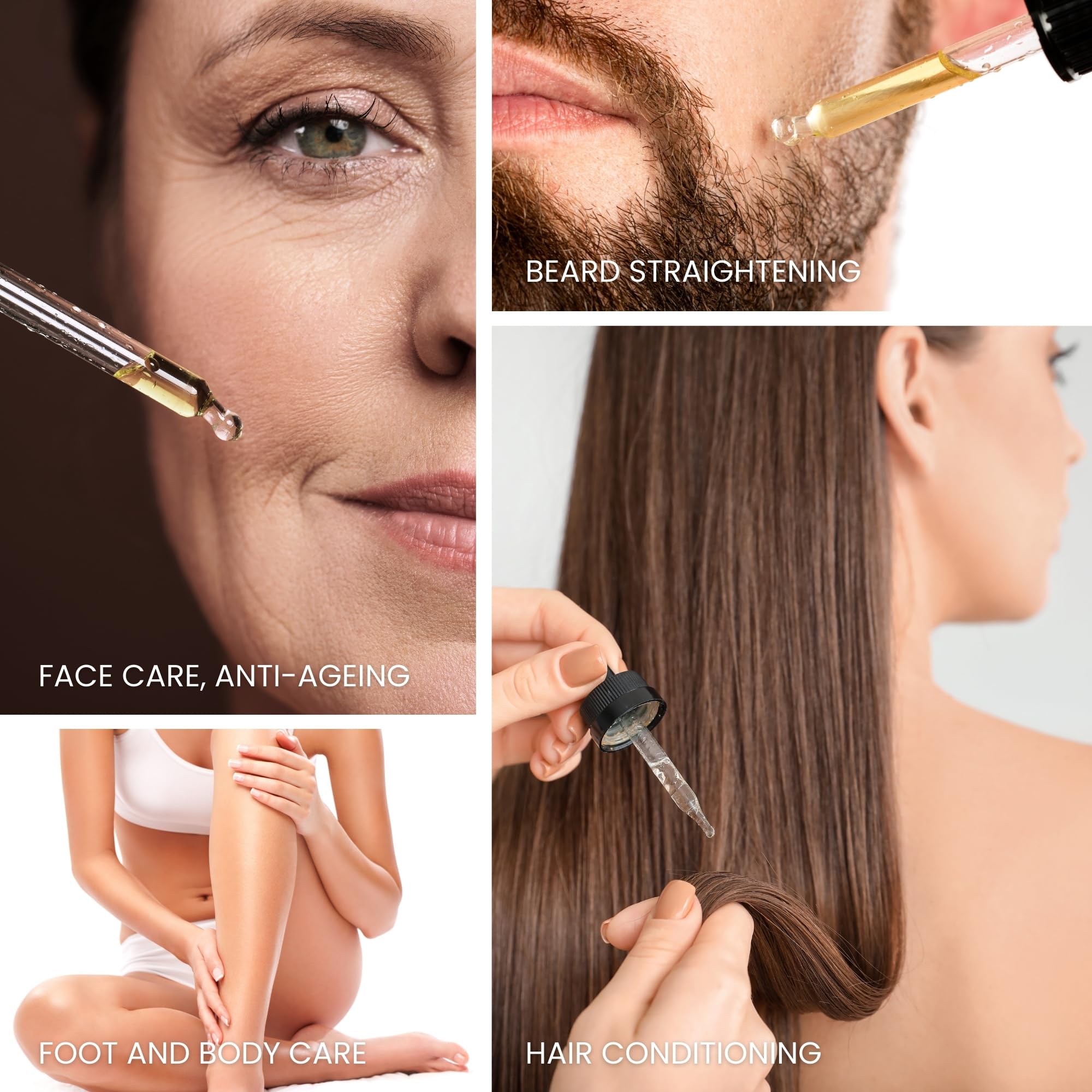 BodyJ4You USDA Organic Jojoba Oil - 100% Pure Natural Face Body Hair Anti-Aging Oil - Premium Grade Oil Cold-Pressed Hexane-Free - Base Carrier Oil - 4.22 Fl Oz