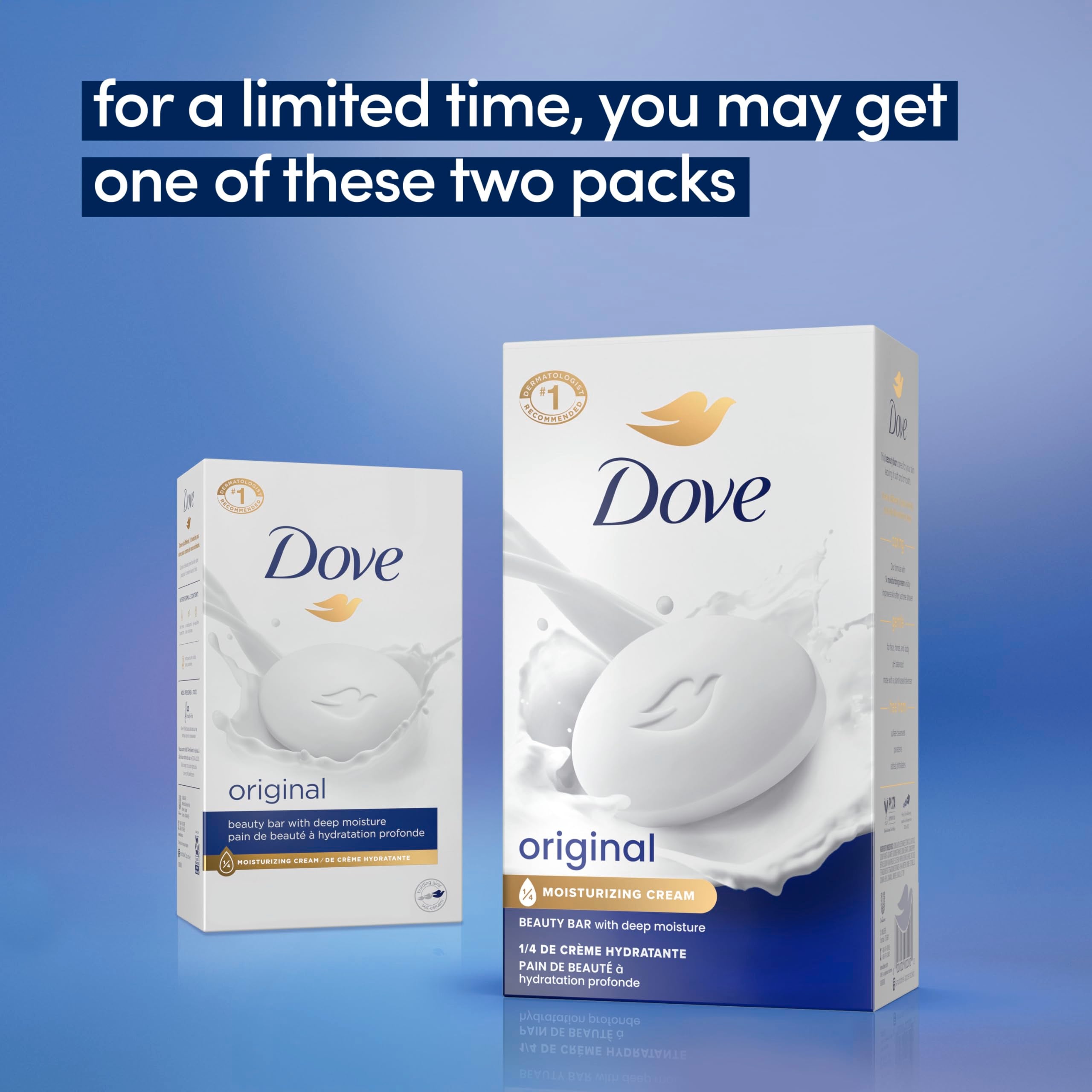 Dove Beauty bar soap pack of 6 (Original)