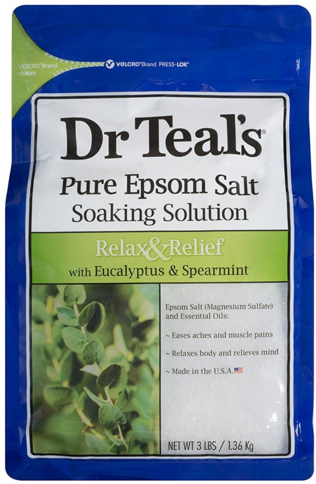 Dr Teal's Epsom Salt, Eucalyptus and Lavender, 2 Count