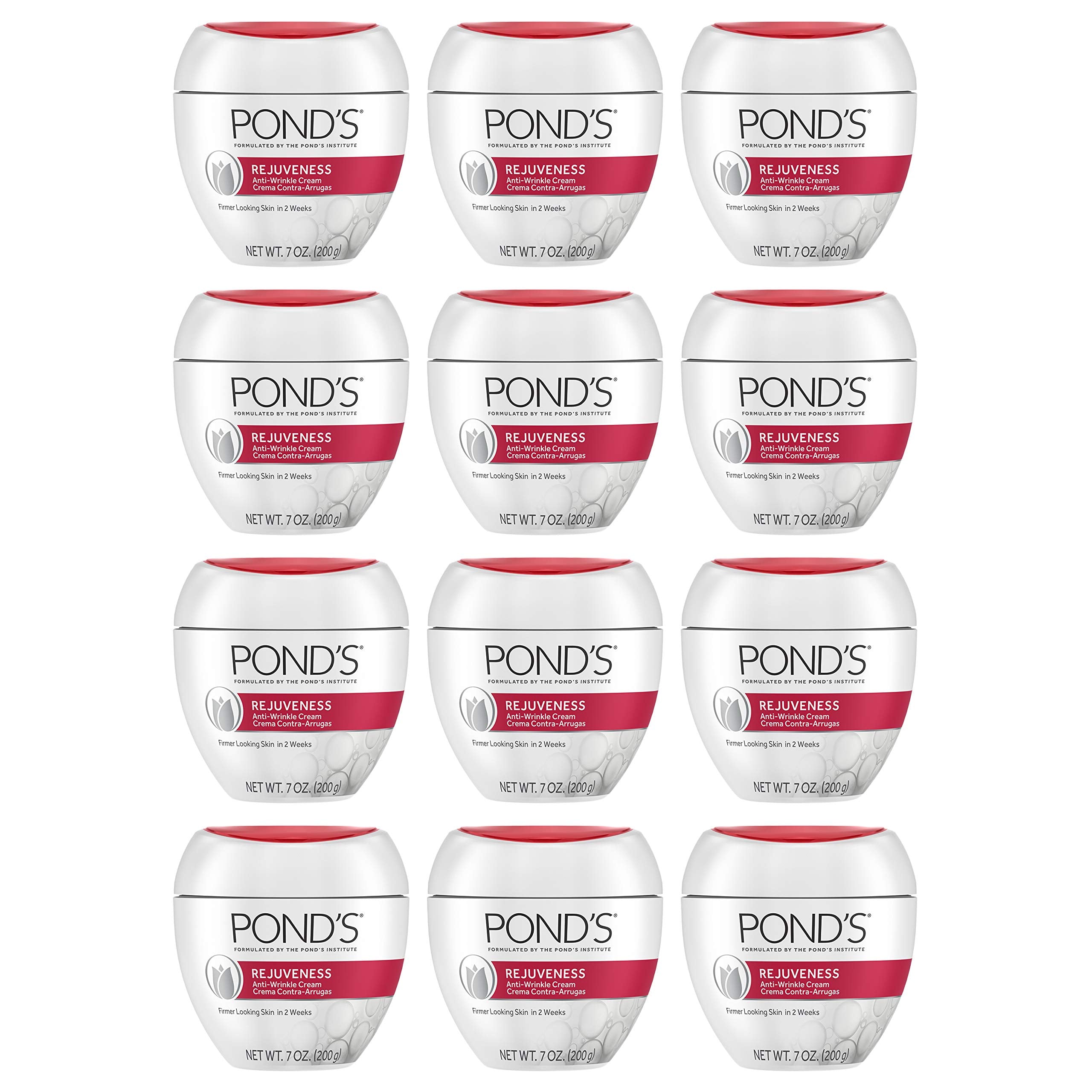 Pond's Rejuveness Anti-wrinkle Cream, 7 Ounce (Pack of 12)