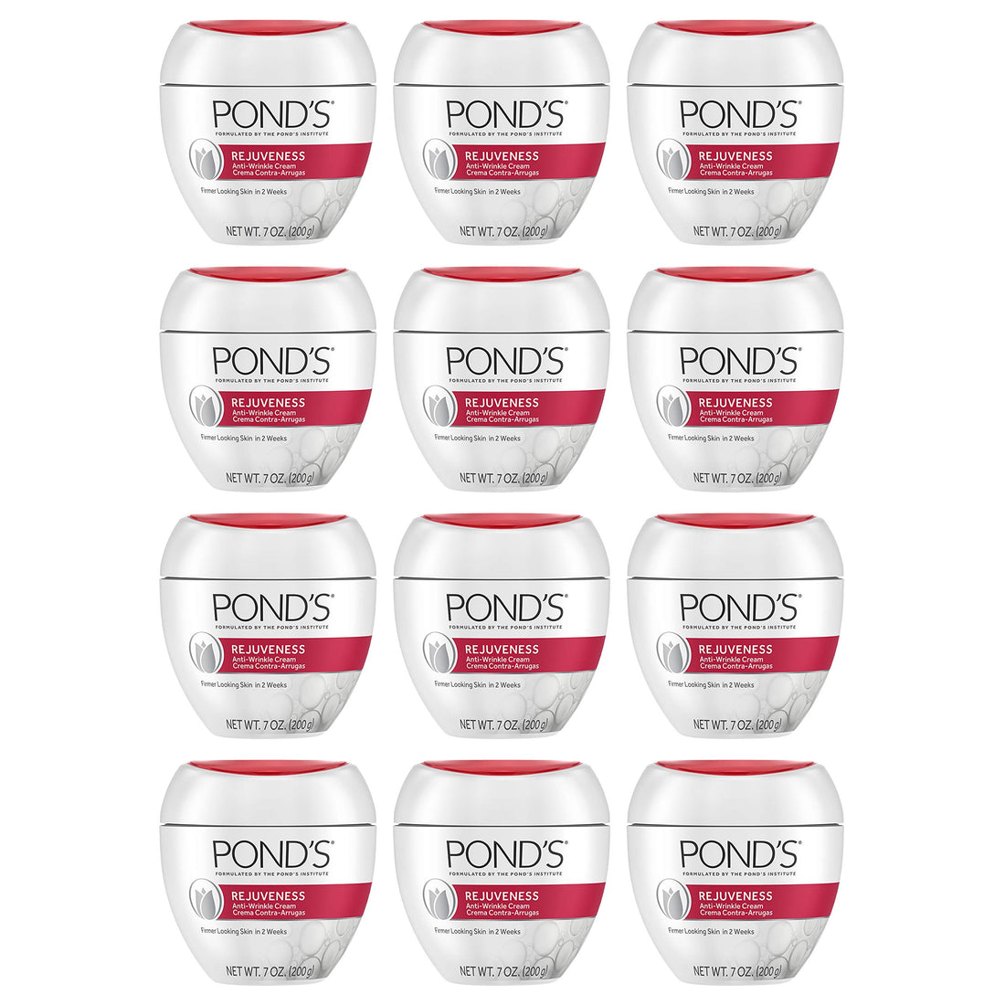 Pond's Rejuveness Anti-wrinkle Cream, 7 Ounce (Pack of 12)