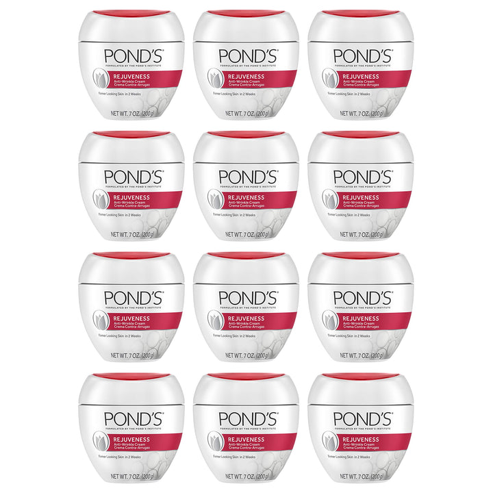 Pond's Rejuveness Anti-wrinkle Cream, 7 Ounce (Pack of 12)