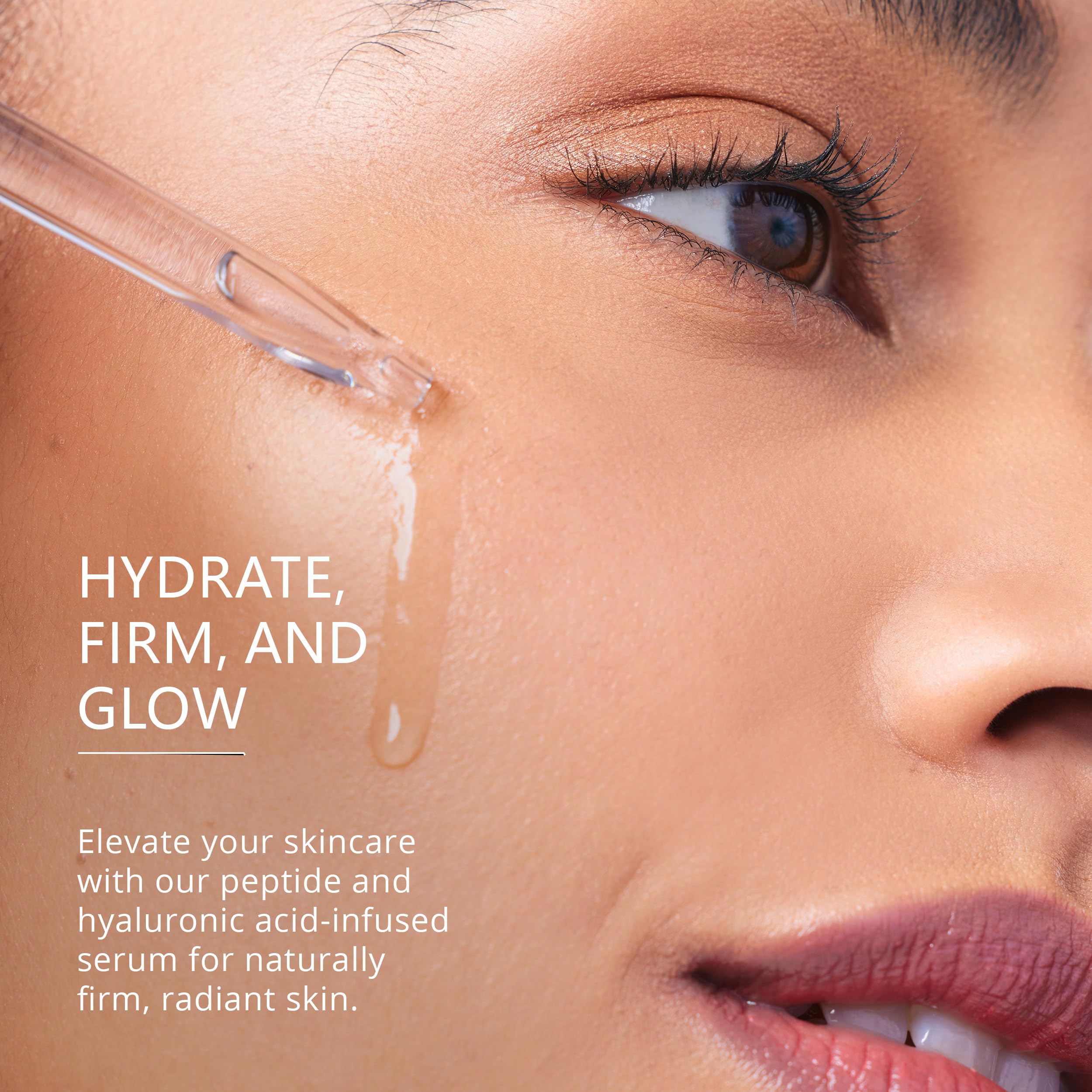 Asterwood Matrixyl 3000 + Argireline Serum with Hyaluronic Acid - Anti-Aging and Anti-Wrinkle - Peptides Serum For Face, 29ml/1 oz