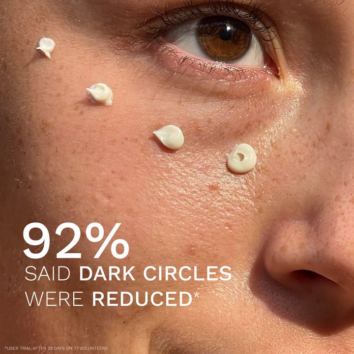 REN Clean Skincare - Radiance Brightening Dark Circle Eye Cream - Hydrates While Proven to Reduce Dark Spots in 7 Days - Clean, Vegan Facial Products, 0.5 Fl Oz