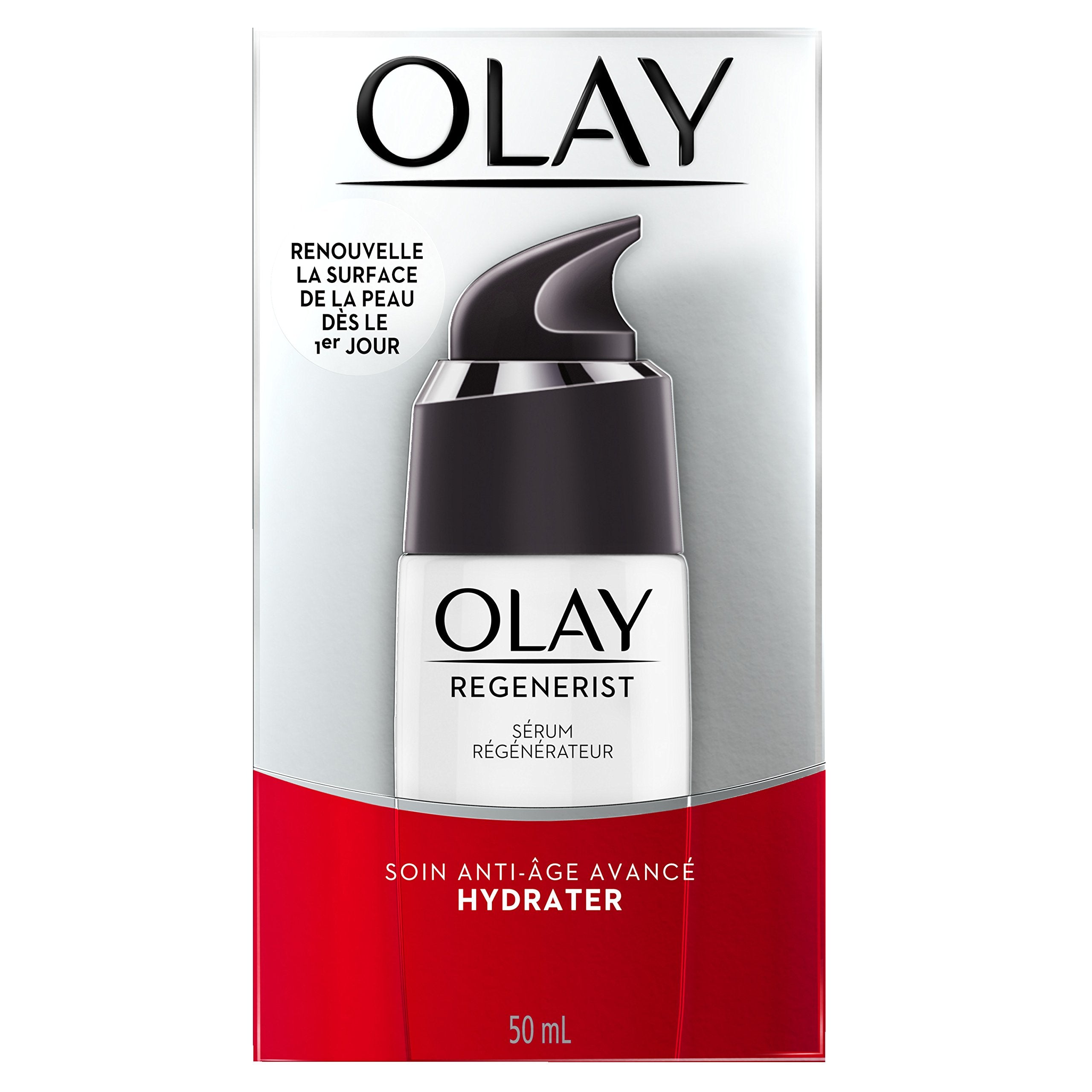 Face Moisturizer by Olay, Regenerist Light Gel Regenerating Serum with Vitamin E, 1.7 fl oz