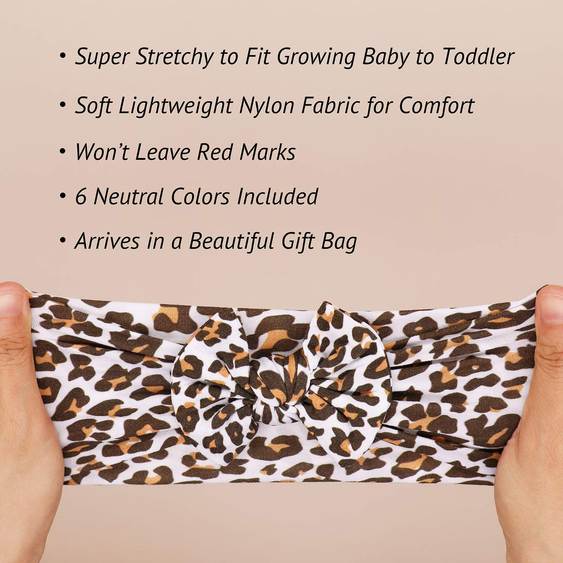 UeeSum Baby Girls Headbands with Bows Infant Toddler Headwrap Hair Accessories