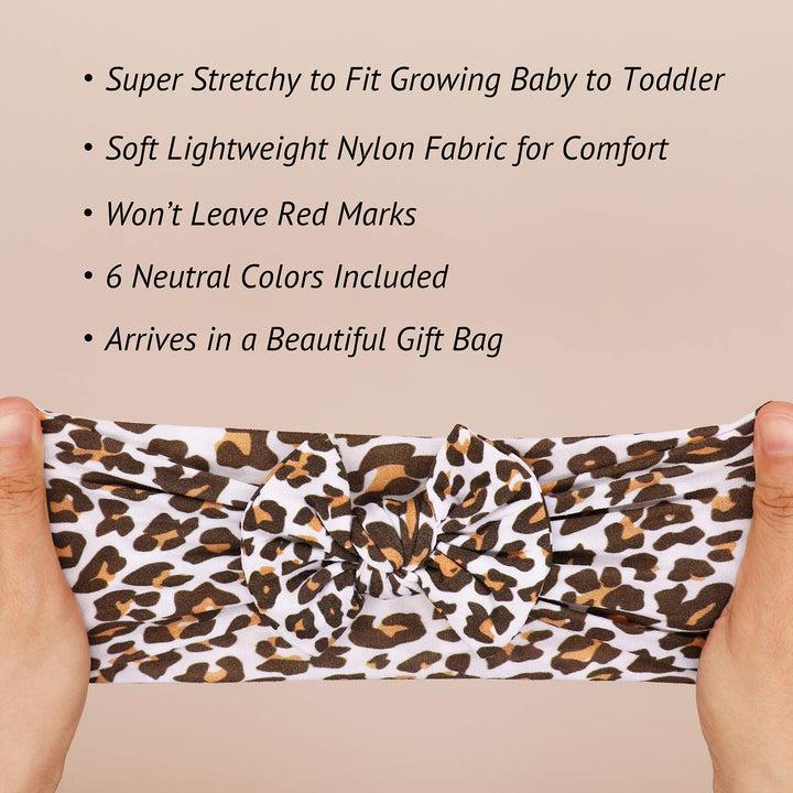 UeeSum Baby Girls Headbands with Bows Infant Toddler Headwrap Hair Accessories