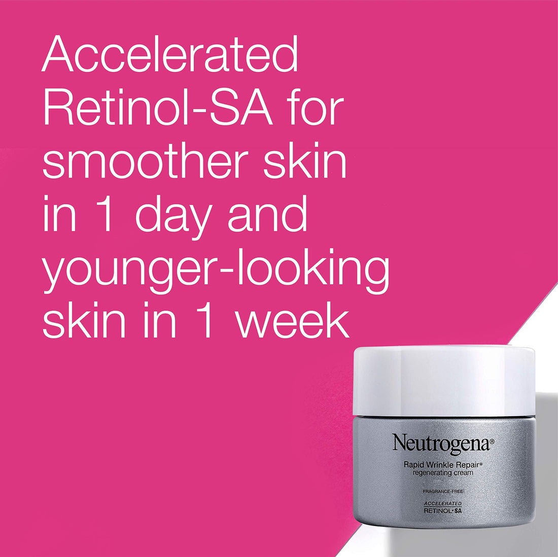 Neutrogena Rapid Wrinkle Repair Retinol Regenerating Cream, 0.5 Oz Mini (Pack of 3)